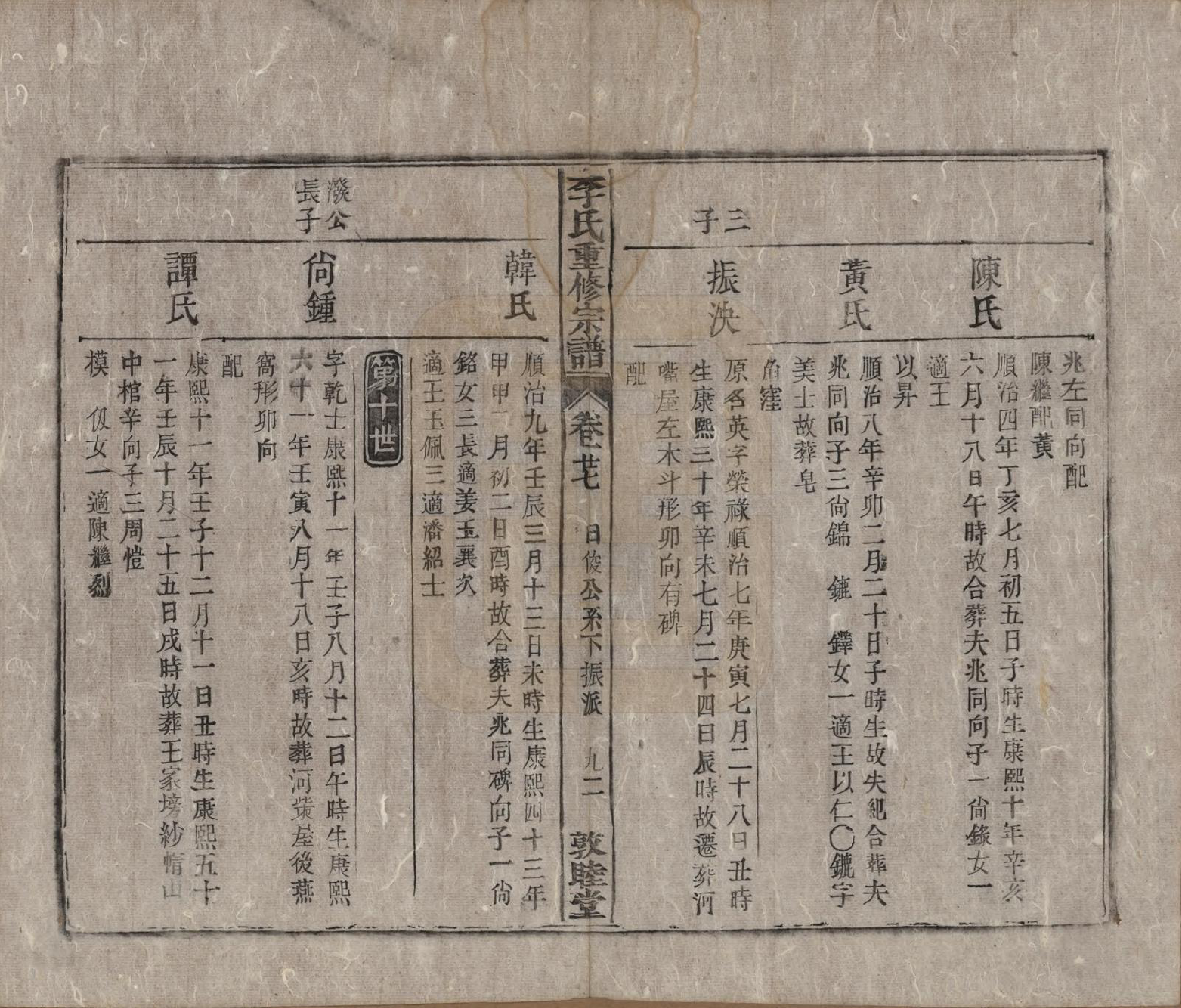 GTJP0857.李.中国.李氏重修宗谱五十卷首一卷.清同治十一年（1872）_030.pdf_第2页