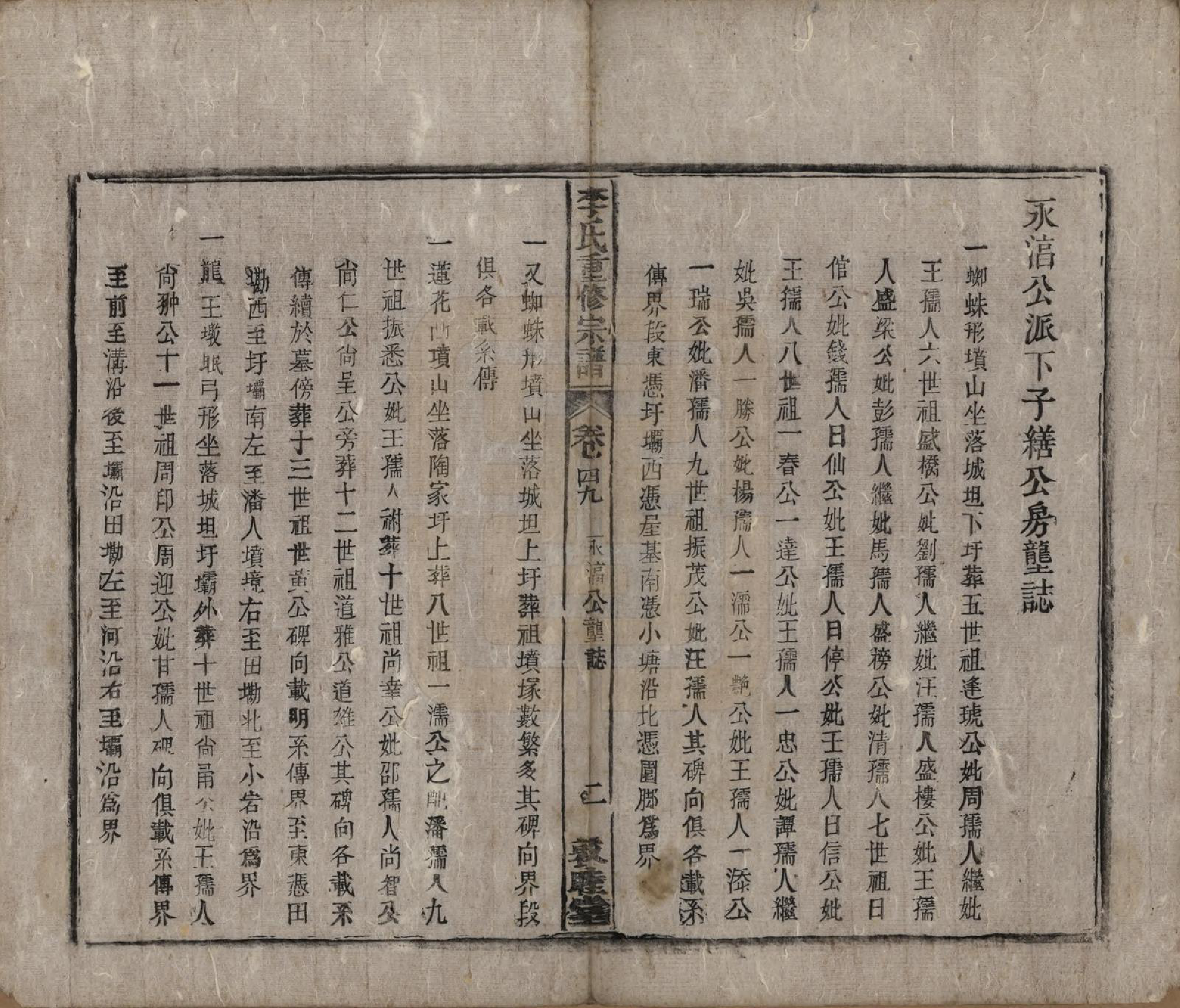 GTJP0857.李.中国.李氏重修宗谱五十卷首一卷.清同治十一年（1872）_049.pdf_第2页