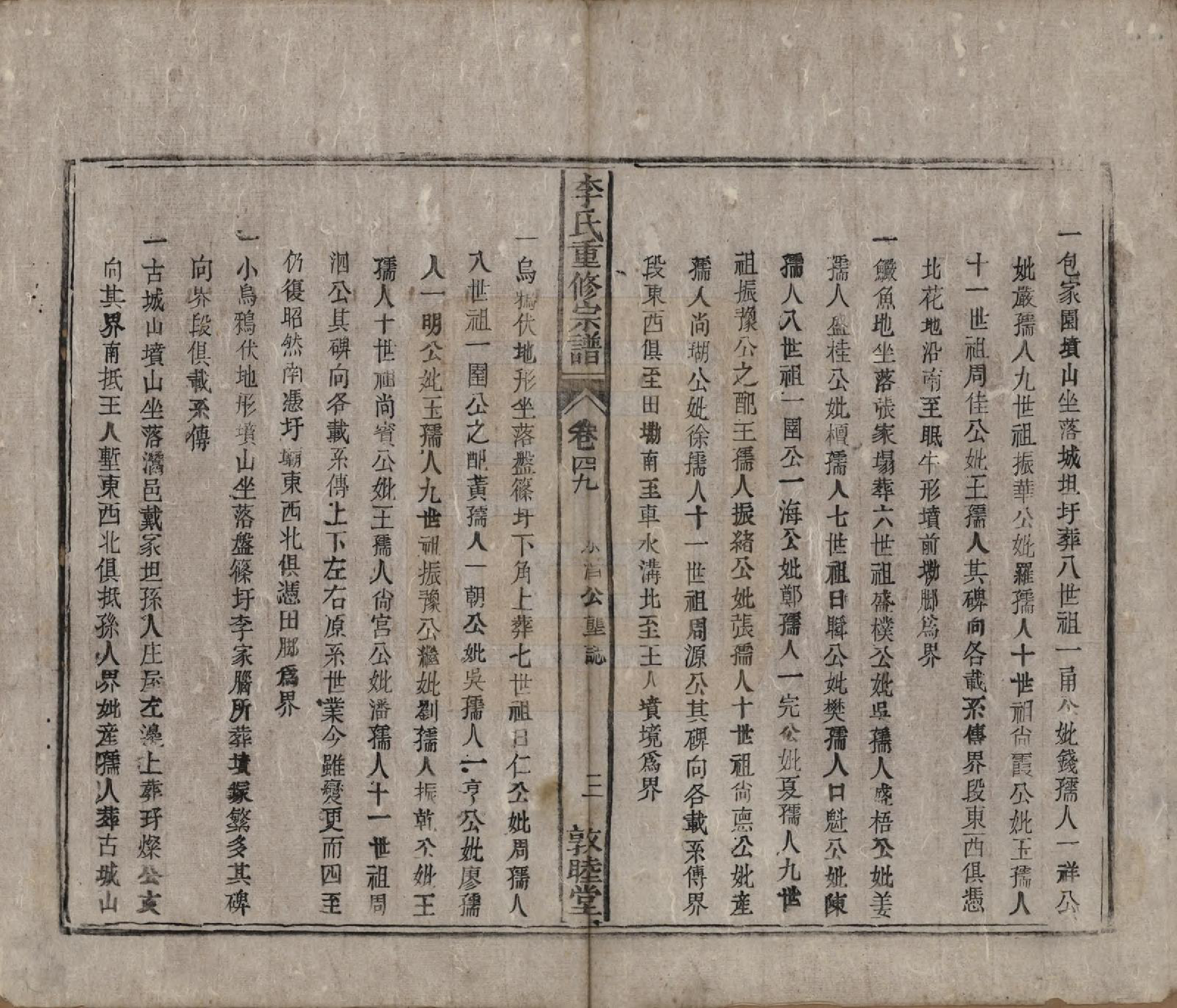 GTJP0857.李.中国.李氏重修宗谱五十卷首一卷.清同治十一年（1872）_049.pdf_第3页