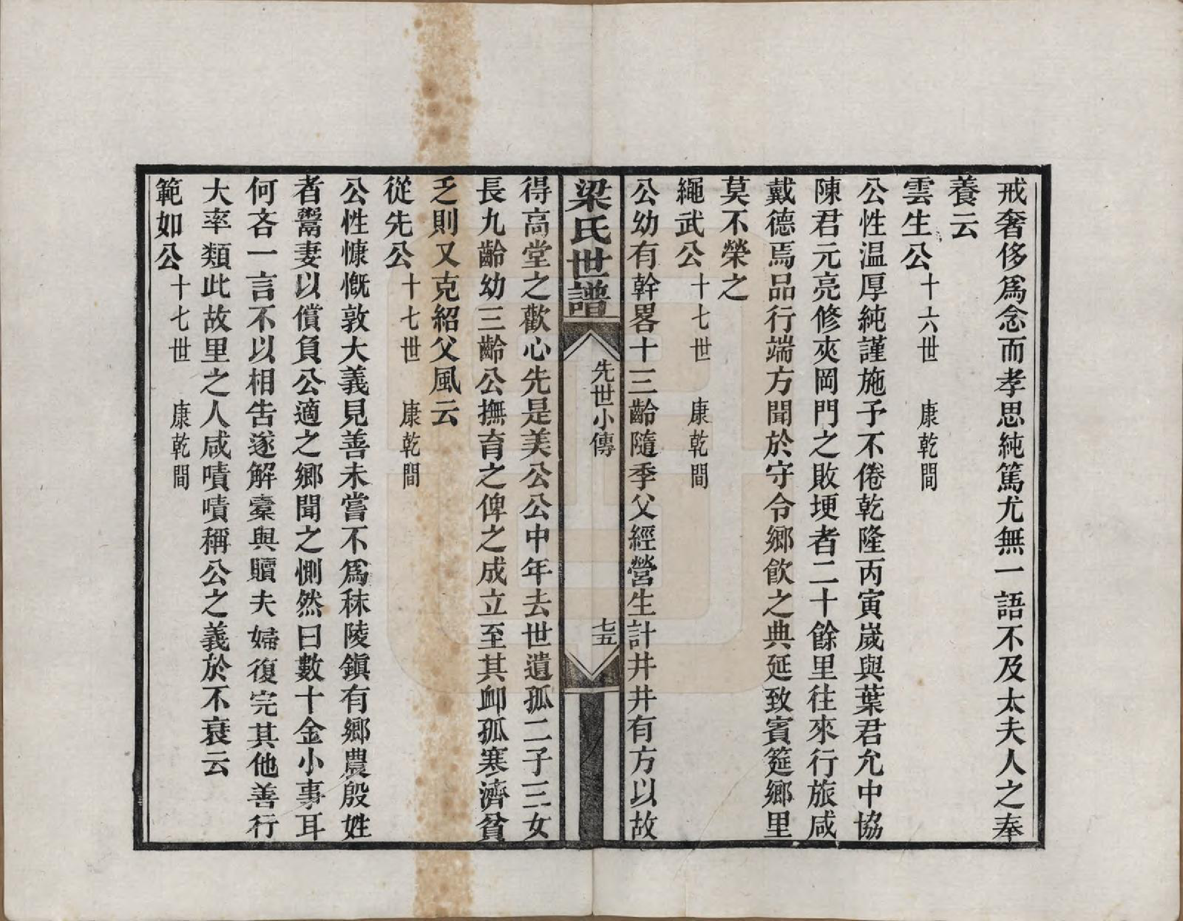 GTJP0867.梁.中国.梁氏世谱三十二篇.民国四年（1915）_002.pdf_第2页