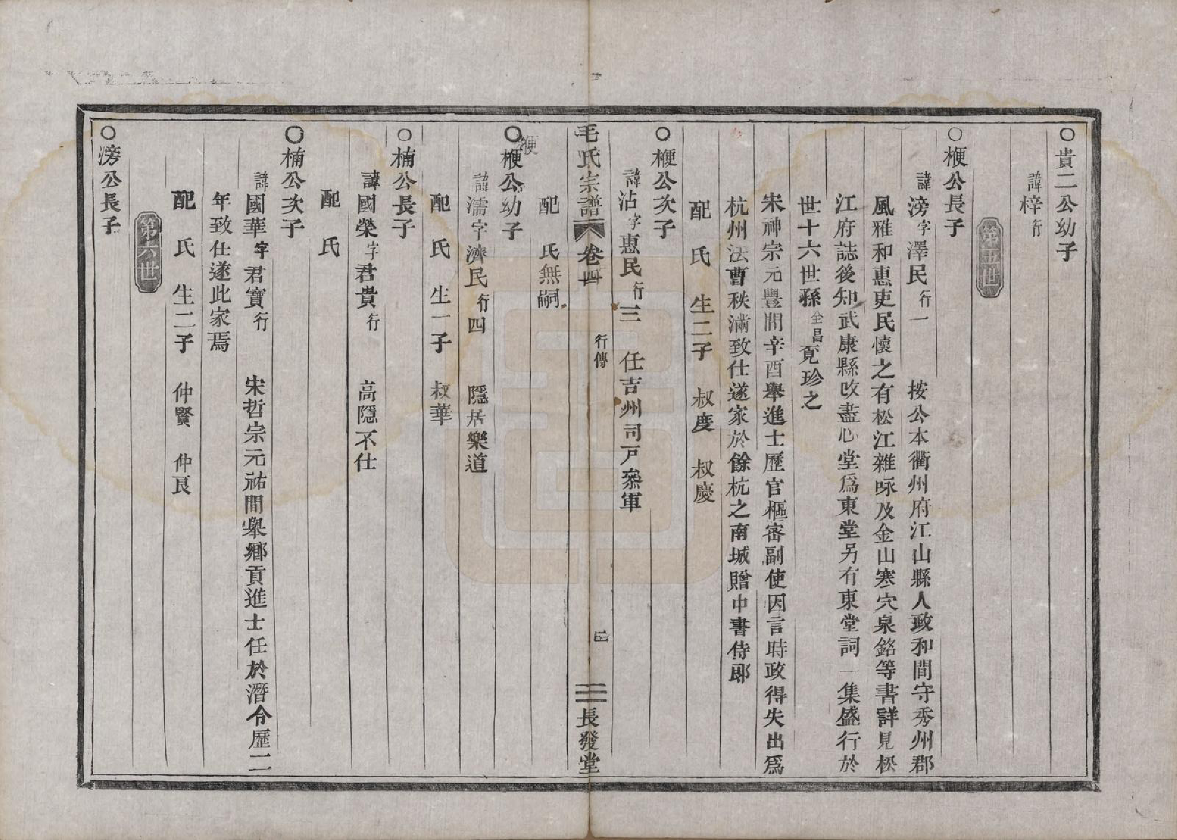 GTJP1082.毛.中国.毛氏宗谱七卷.清同治七年（1868）_004.pdf_第2页