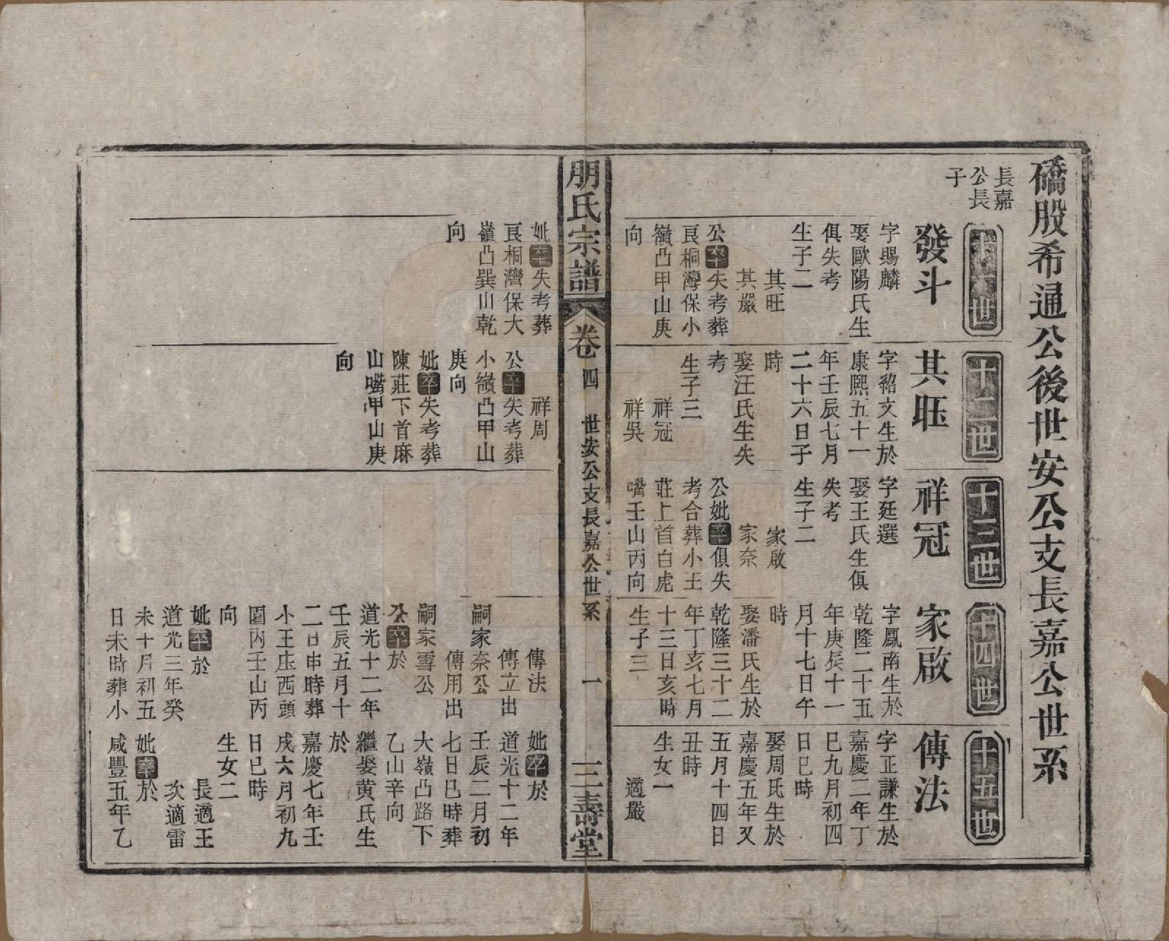 GTJP1136.朋.中国.朋氏宗谱十七卷首一卷末一卷.清宣统三年（1911）_004.pdf_第1页