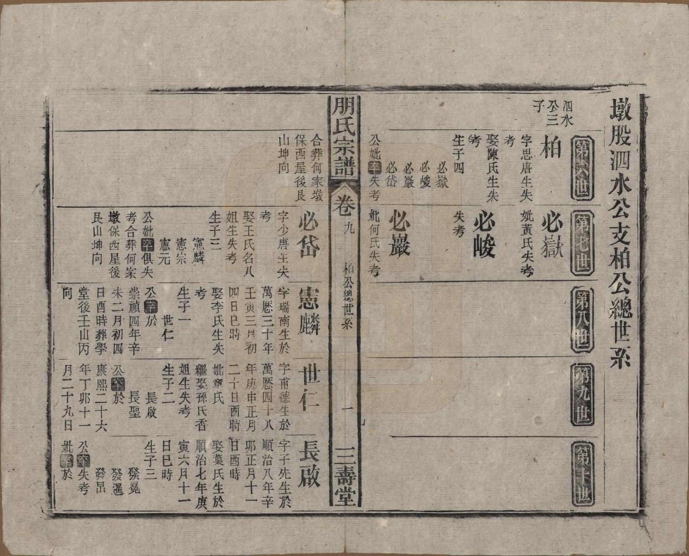 GTJP1136.朋.中国.朋氏宗谱十七卷首一卷末一卷.清宣统三年（1911）_009.pdf_第1页