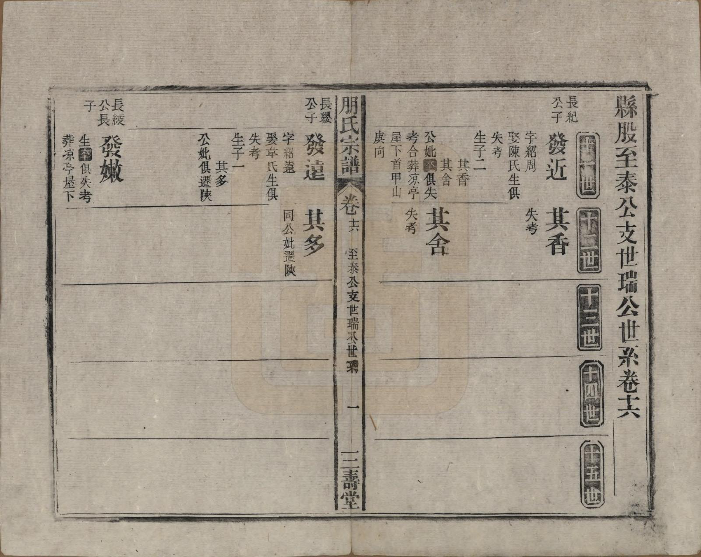 GTJP1136.朋.中国.朋氏宗谱十七卷首一卷末一卷.清宣统三年（1911）_016.pdf_第1页