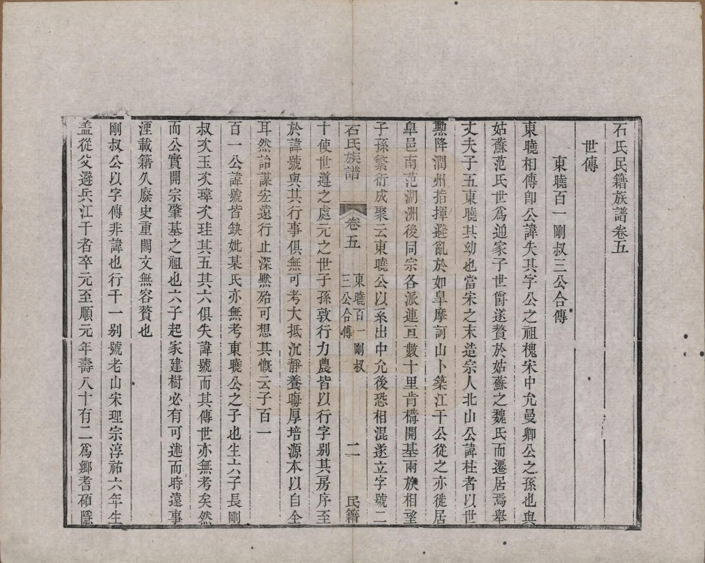 GTJP1319.石.中国.石氏民籍族谱六卷.清咸丰三年（1853）_005.pdf_第2页