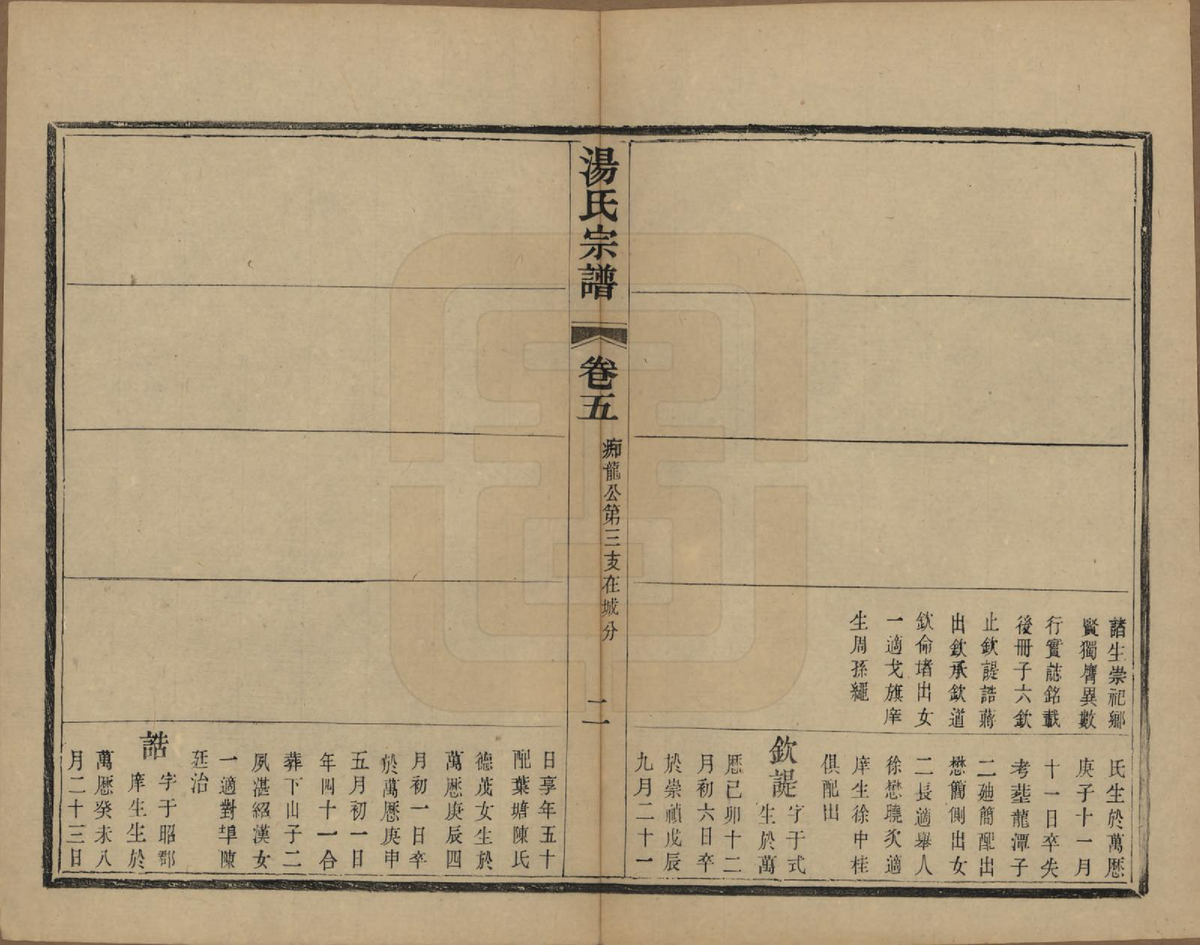 GTJP1393.汤.中国.汤氏续修宗谱二十六卷首一卷.清光绪三十四年（1908）_005.pdf_第2页