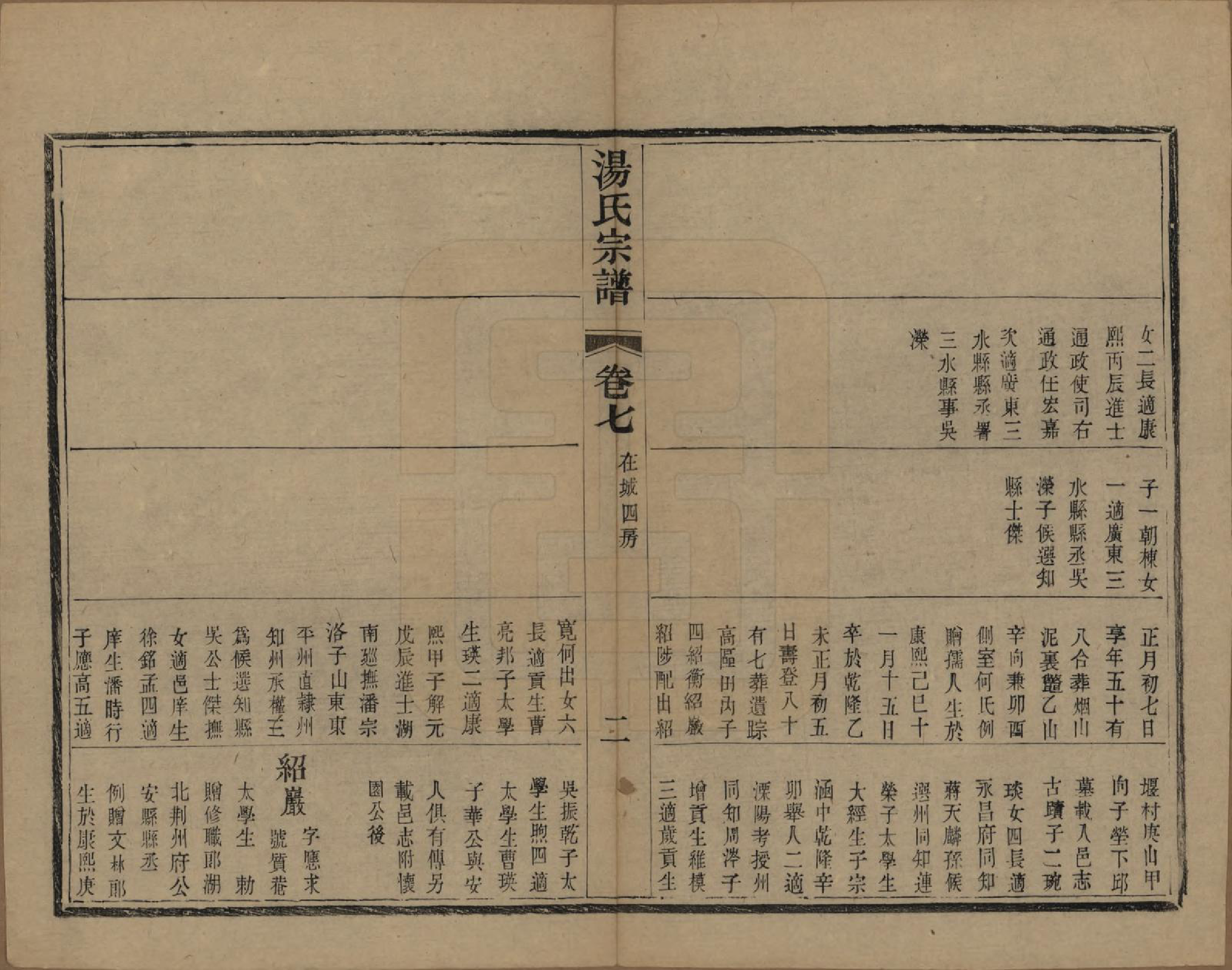 GTJP1393.汤.中国.汤氏续修宗谱二十六卷首一卷.清光绪三十四年（1908）_007.pdf_第2页