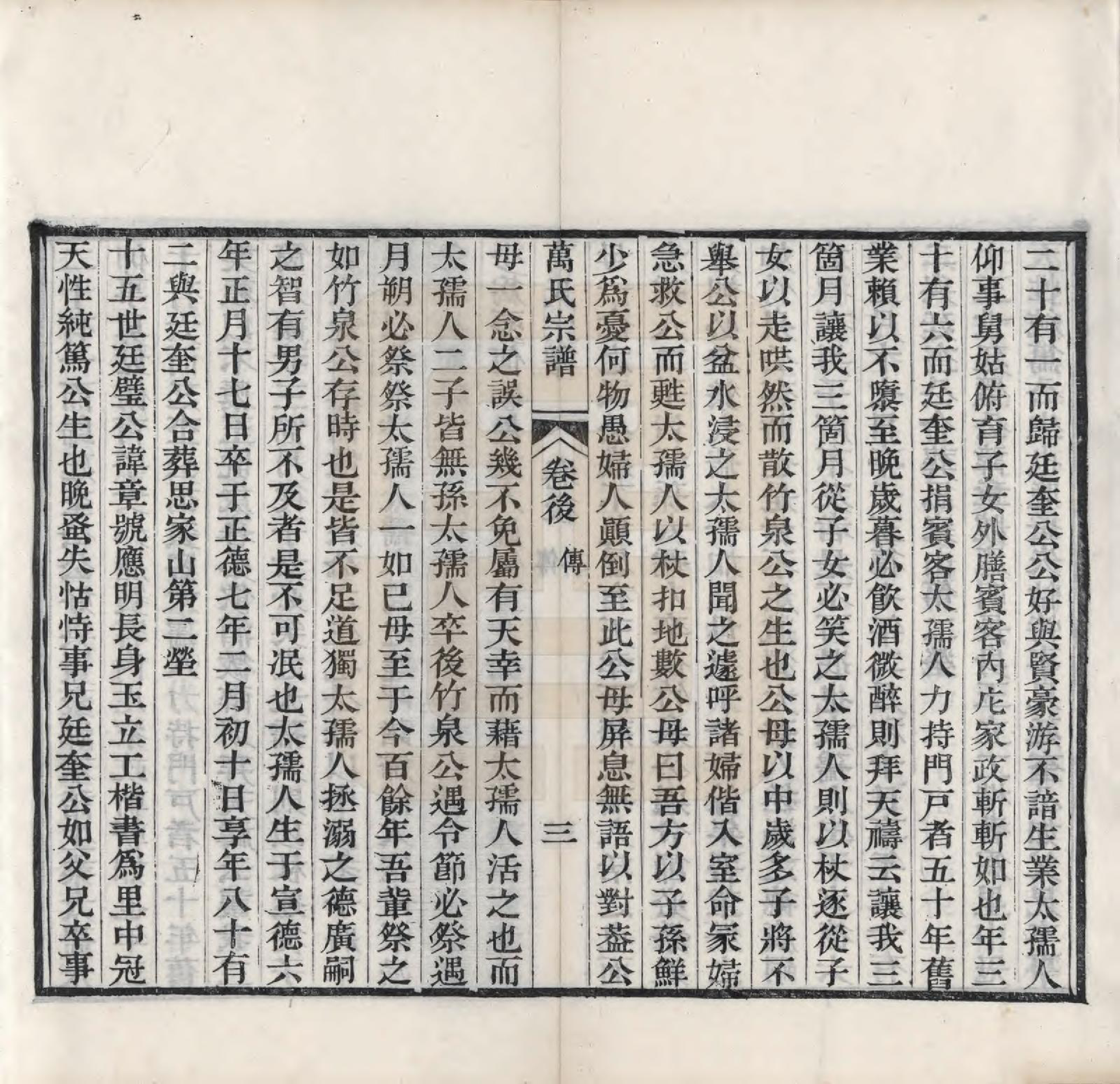 GTJP1447.万.中国.万氏宗谱十卷首一卷末一卷.清同治十年（1871）_200.pdf_第3页