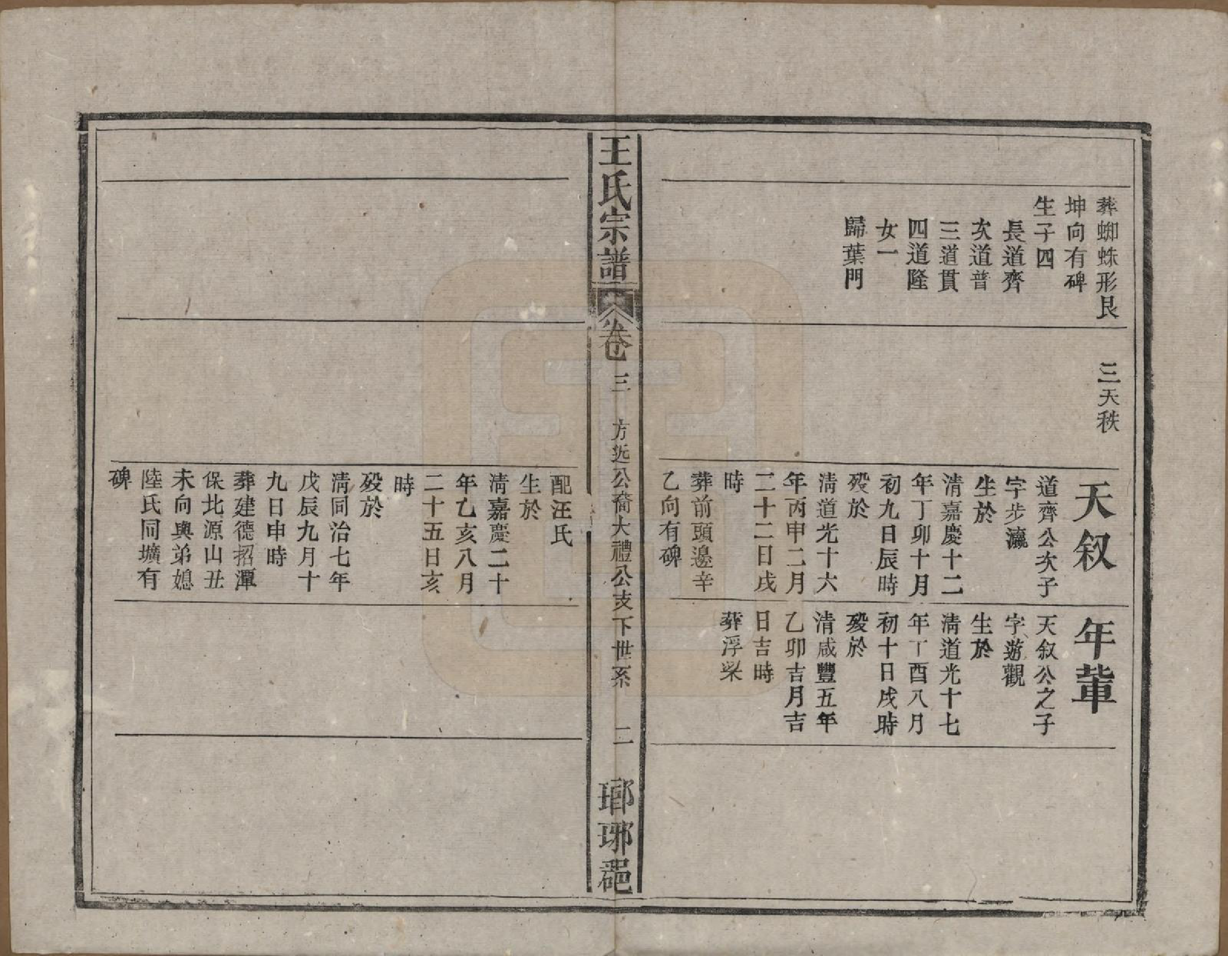 GTJP1562.王.中国.王氏宗谱八卷首三卷末一卷.民国十七年（1928）_003.pdf_第2页