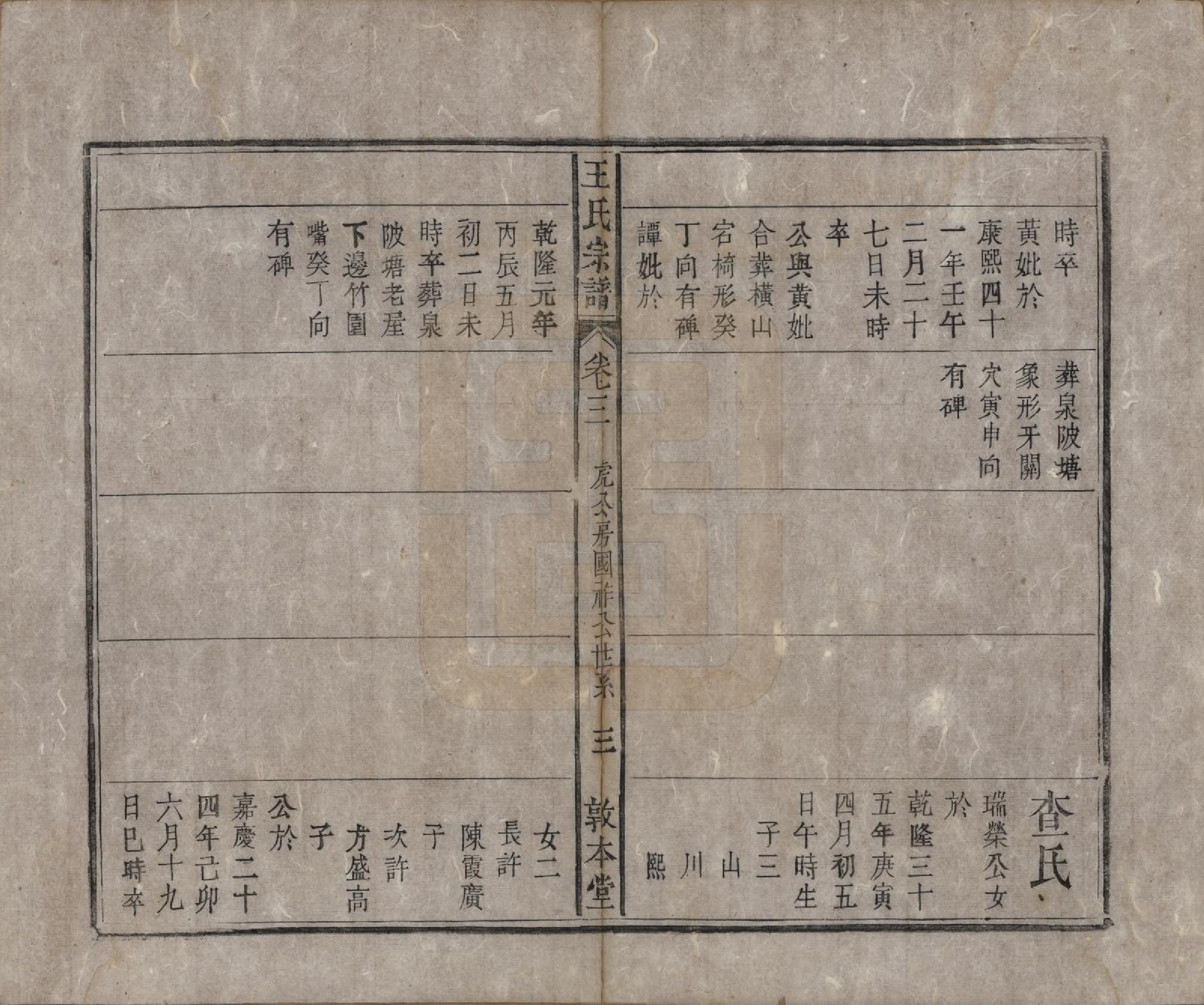 GTJP1582.王.中国.上青王氏宗谱六卷首一卷末一卷.清道光十九年（1839）_003.pdf_第3页