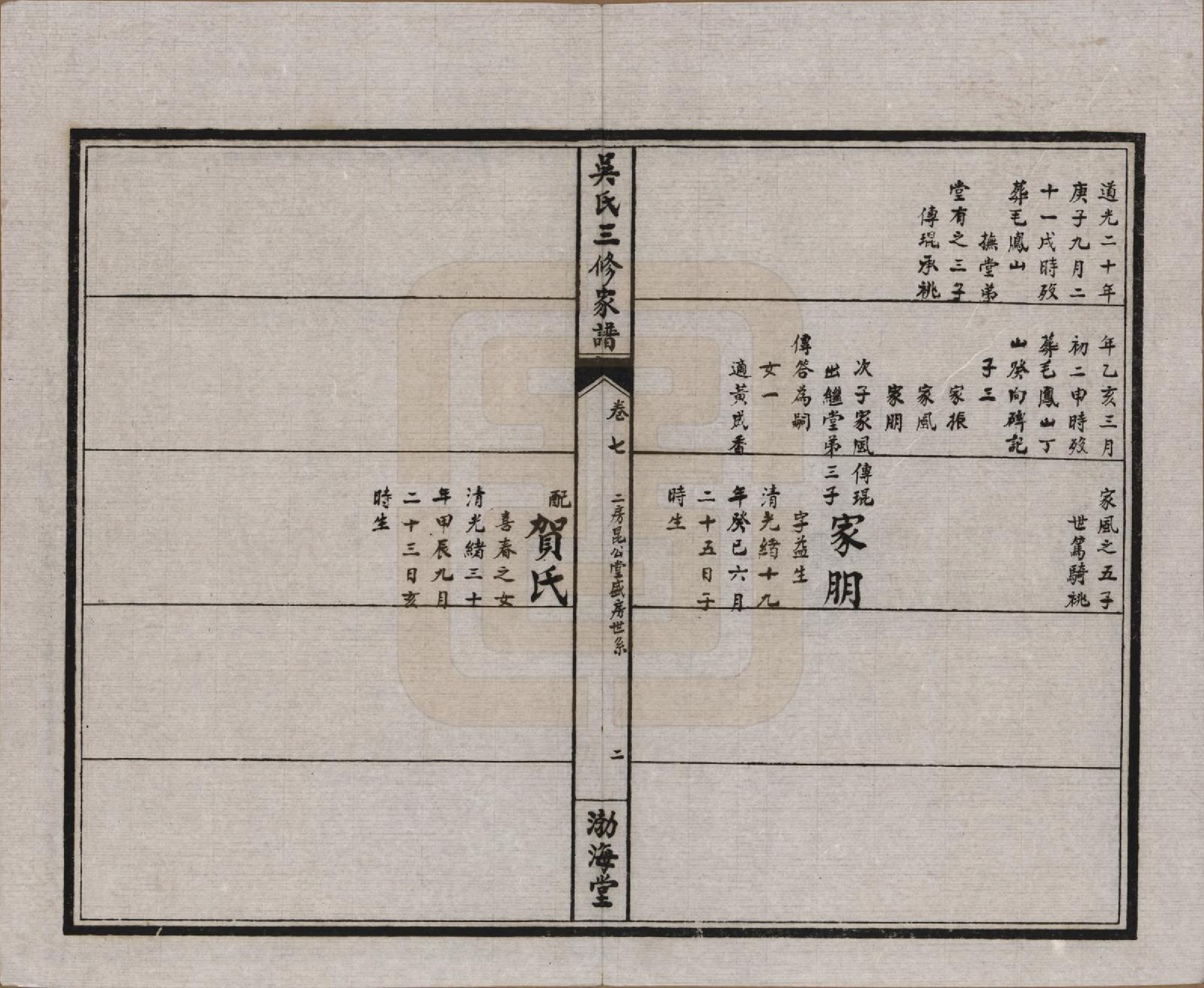 GTJP1650.吴.中国.吴氏三修族谱.民国30年（1941）_007.pdf_第3页