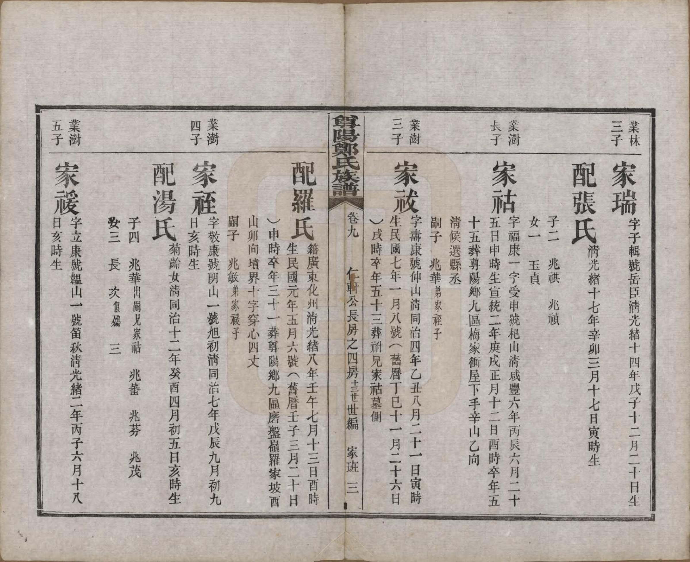 GTJP2241.郑.中国.尊阳郑氏族谱十二卷.民国七年（1918）_009.pdf_第3页