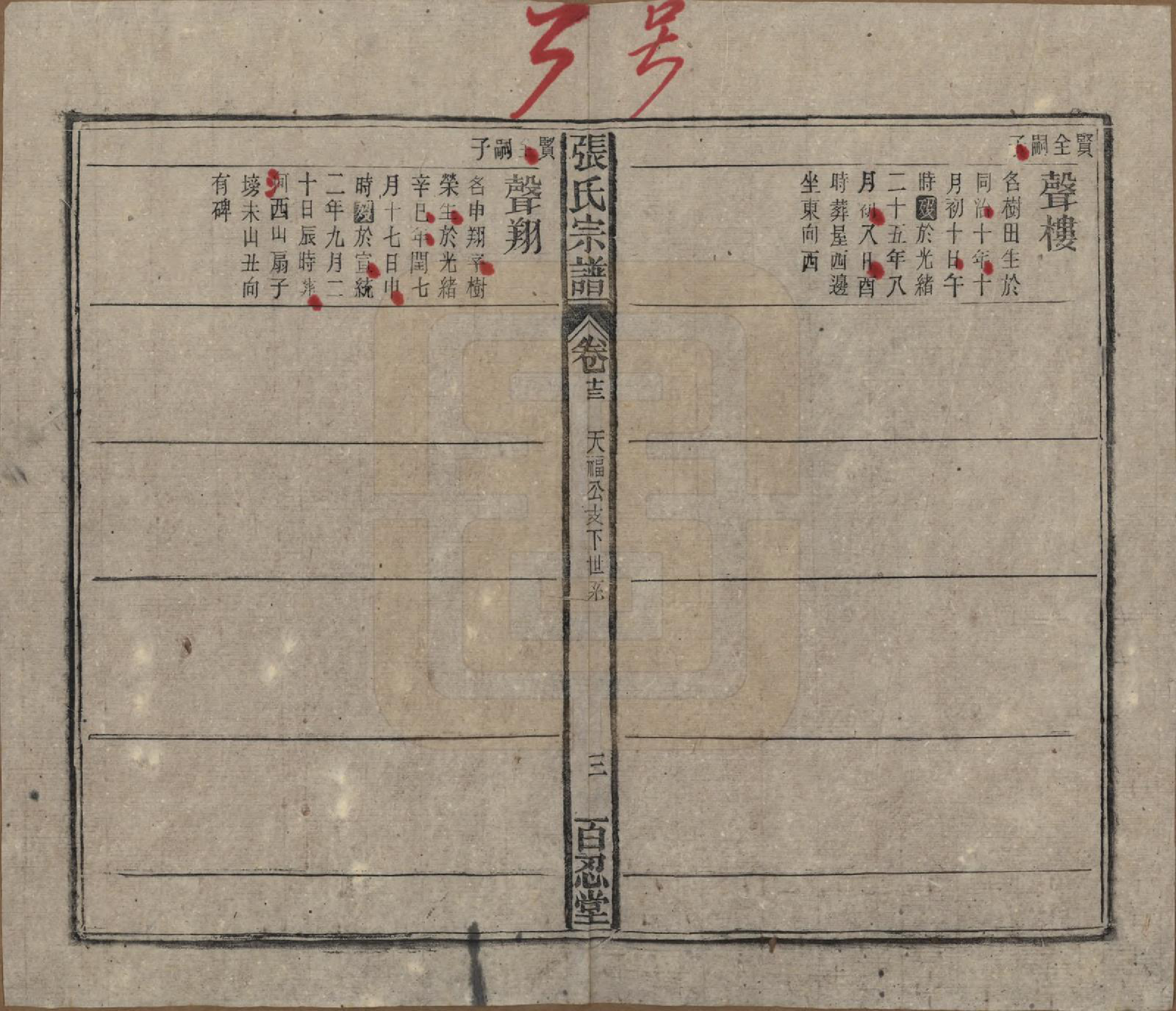 GTJP2115.张.中国.张氏八修宗谱二十二卷首四卷.民国三十年（1941）_013.pdf_第3页