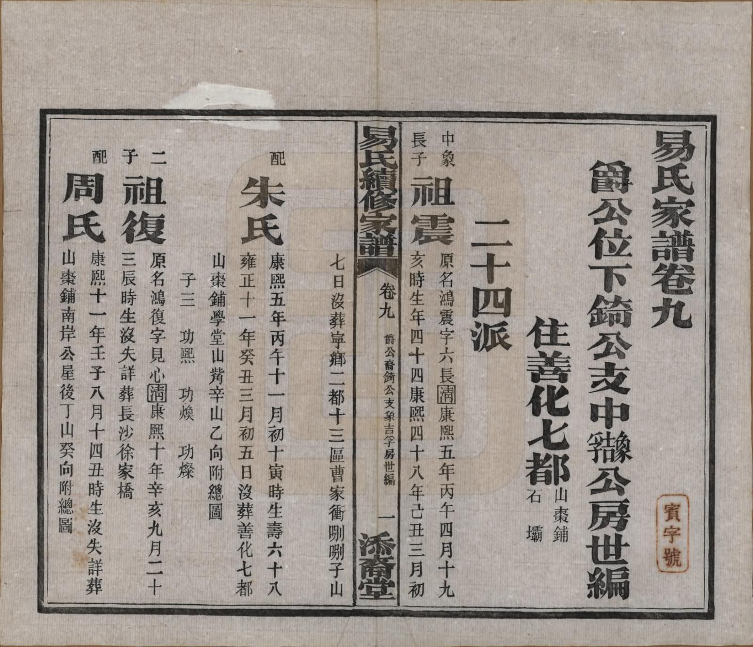 GTJP2010.易.中国.瓦锡田易氏续修家谱十四卷首一卷.民国三十一年（1942）_009.pdf_第2页