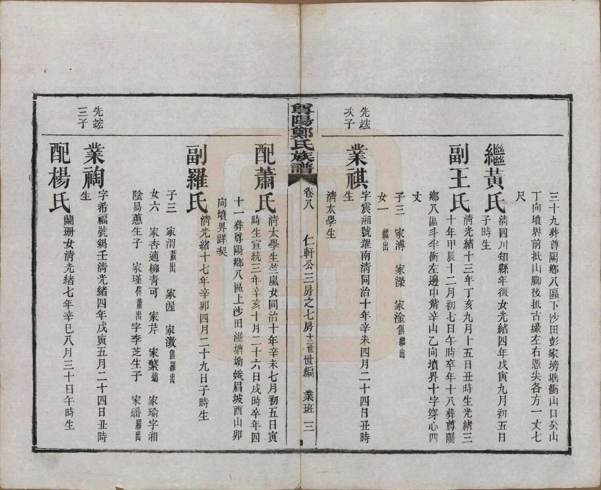 GTJP2241.郑.中国.尊阳郑氏族谱十二卷.民国七年（1918）_008.pdf_第3页