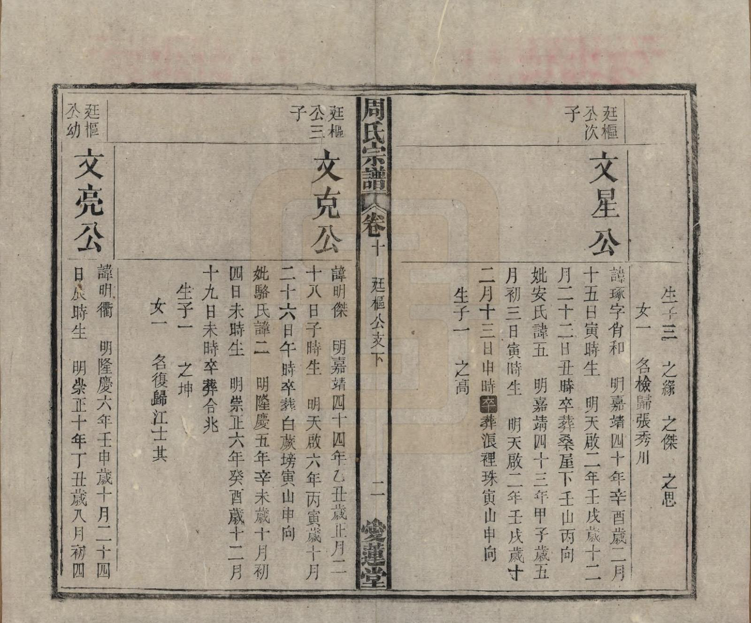 GTJP2291.周.中国.周氏宗谱十卷首一卷.民国二十二年（1933）_010.pdf_第2页