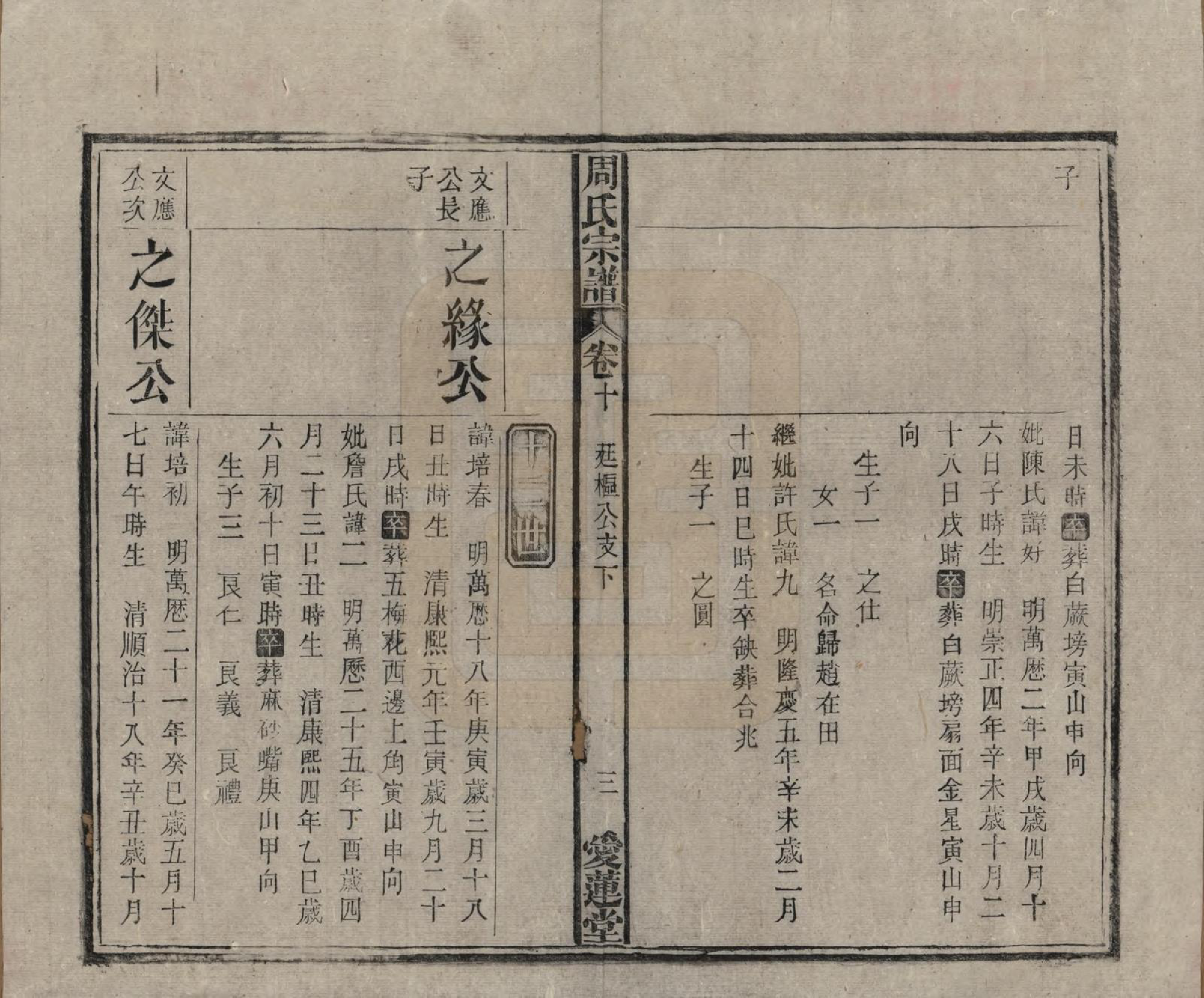 GTJP2291.周.中国.周氏宗谱十卷首一卷.民国二十二年（1933）_010.pdf_第3页