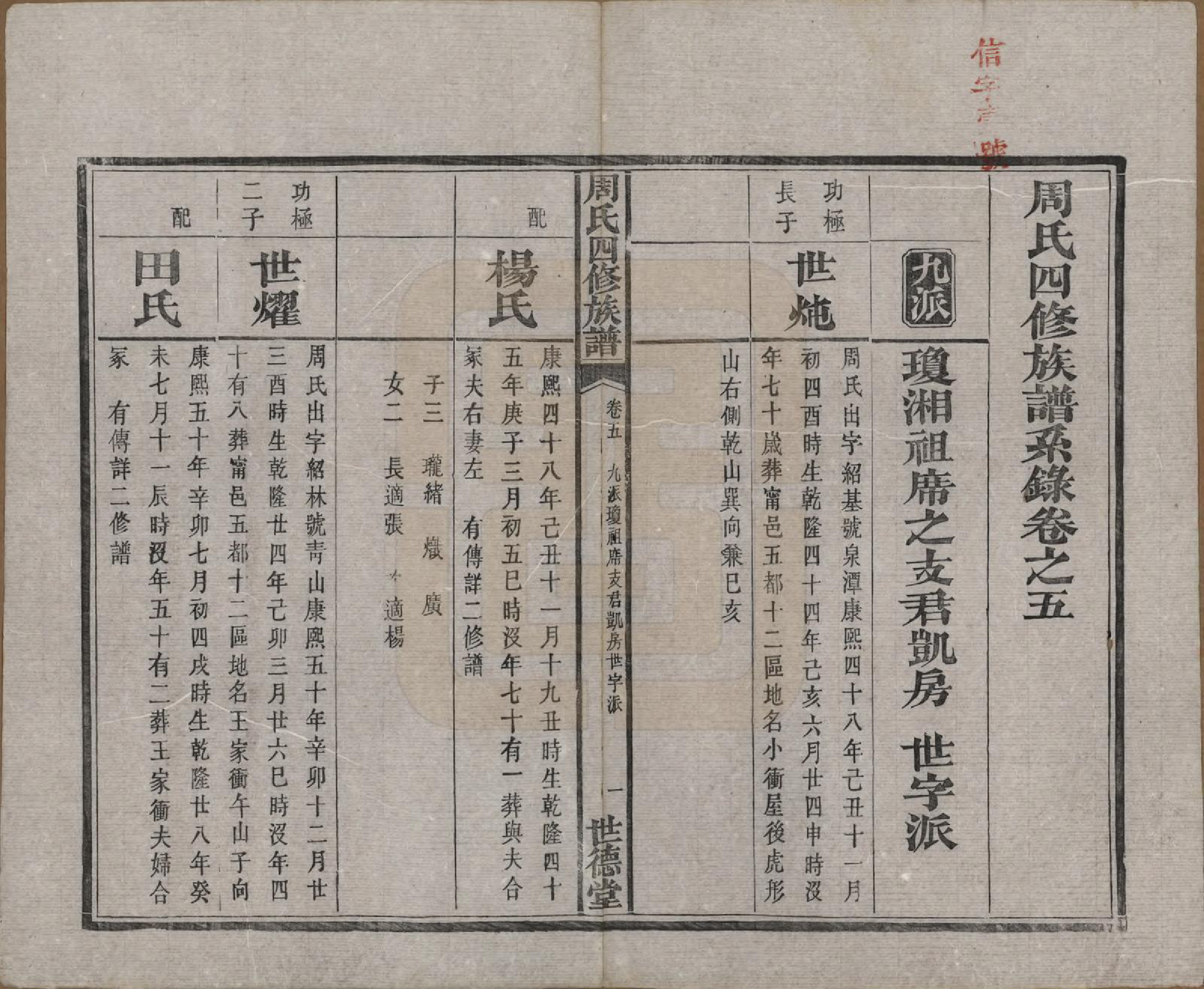 GTJP2340.周.中国.周氏四修族谱十二卷.清光绪十一年（1885）_005.pdf_第2页