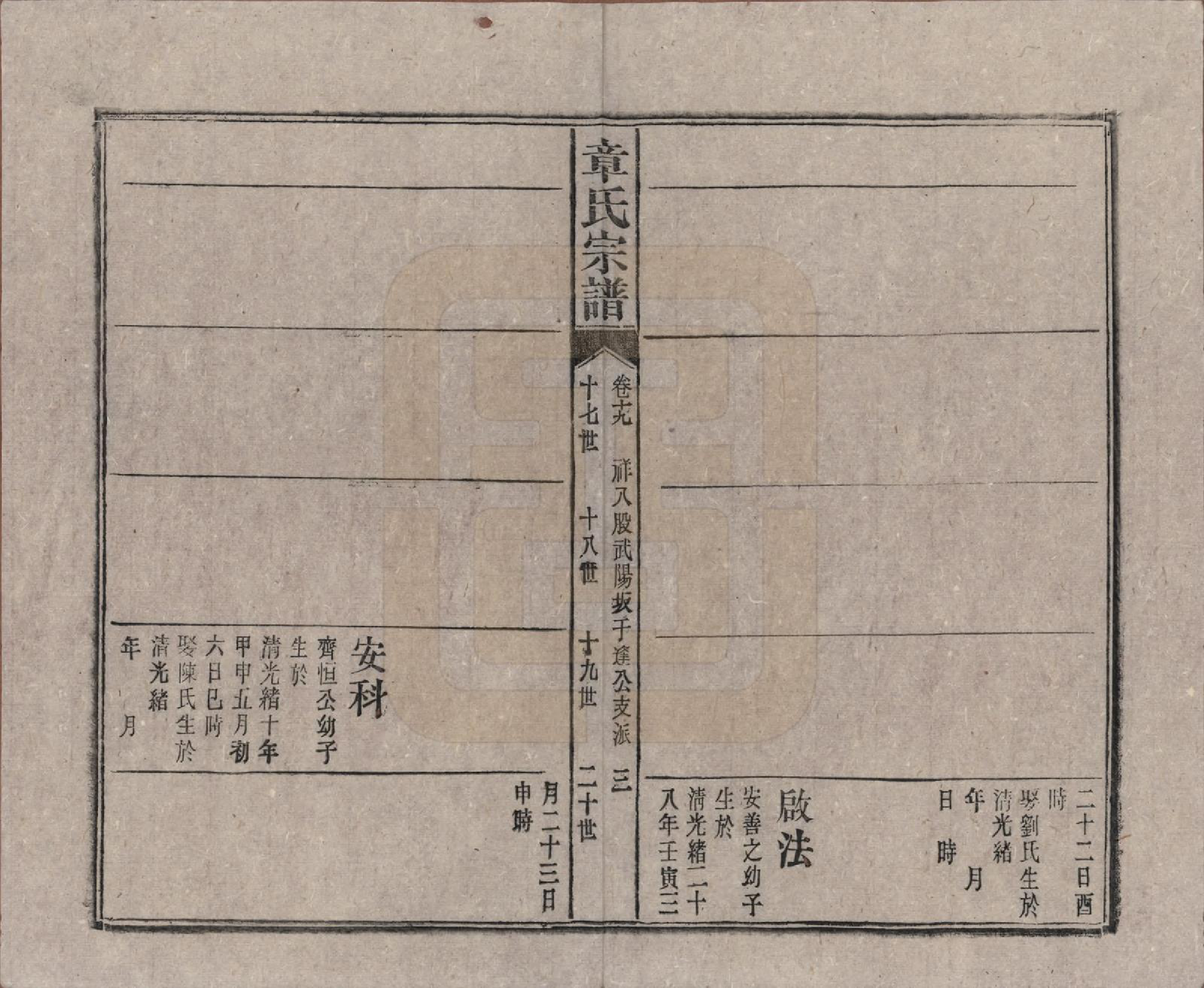 GTJP2189.章.中国.全城章氏民国八年己未续修宗谱二十二卷.民国八年（1919）_019.pdf_第3页