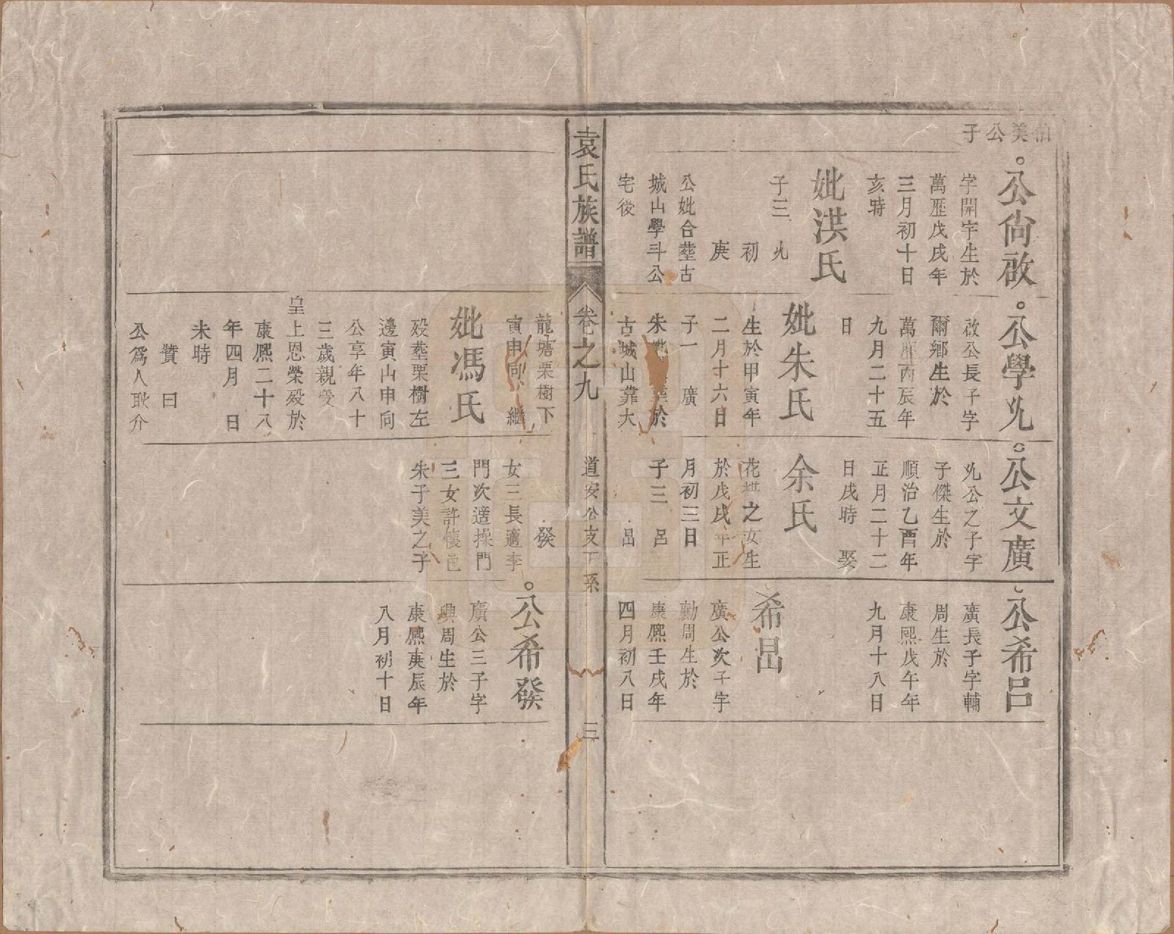 GTJP2070.袁.中国.袁氏族谱九卷首一卷次一卷末一卷.清道光七年（1827）_009.pdf_第3页