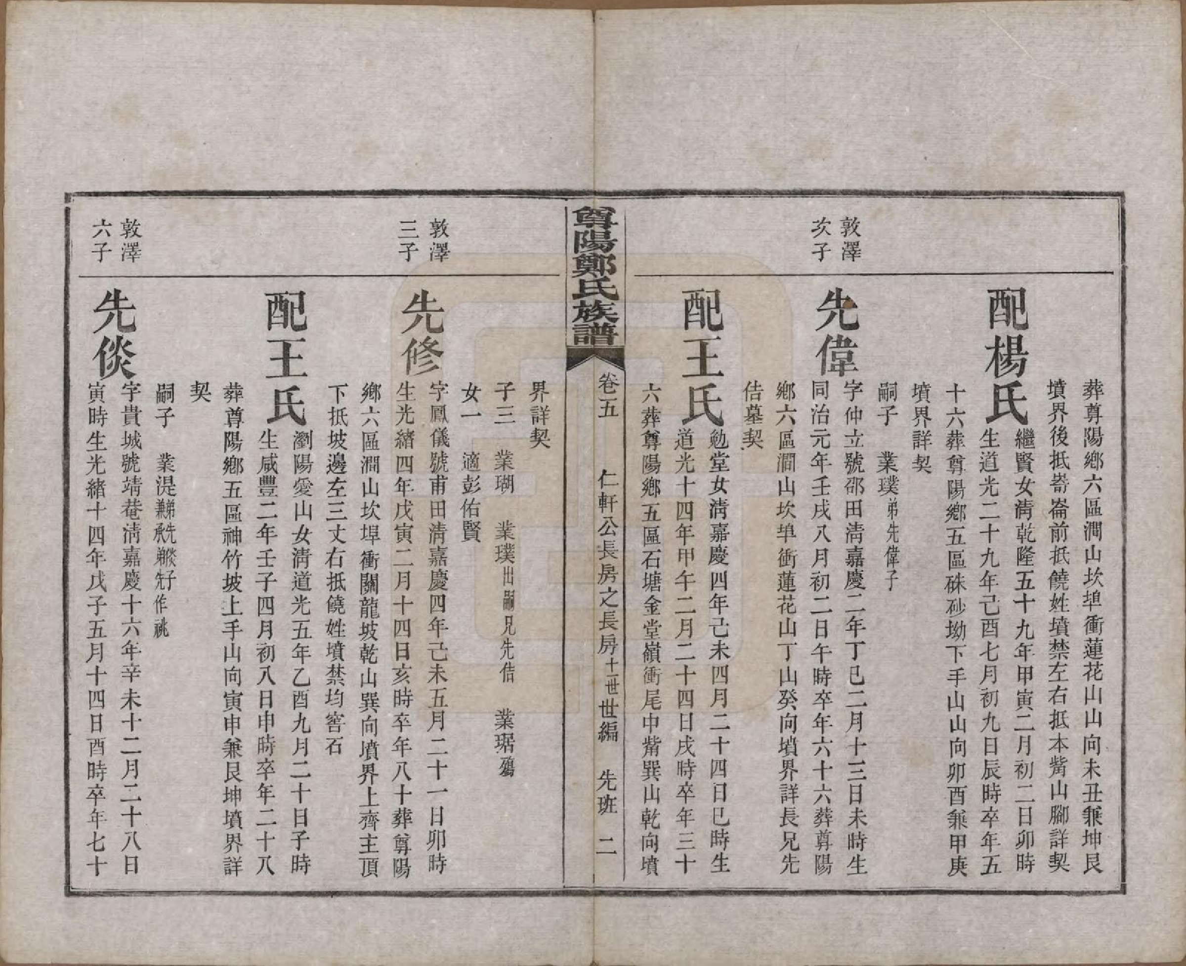 GTJP2241.郑.中国.尊阳郑氏族谱十二卷.民国七年（1918）_005.pdf_第2页