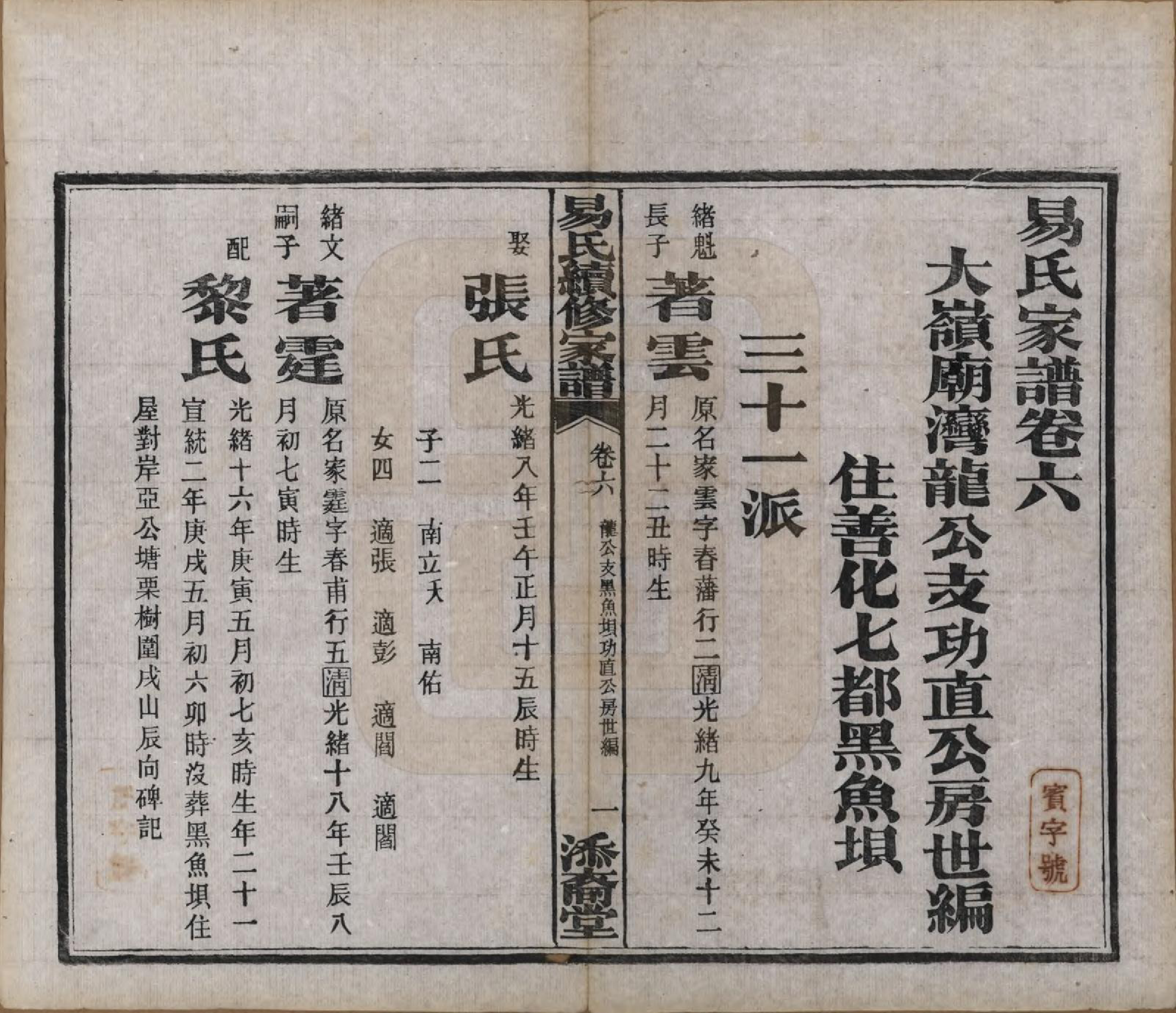 GTJP2010.易.中国.瓦锡田易氏续修家谱十四卷首一卷.民国三十一年（1942）_006.pdf_第2页