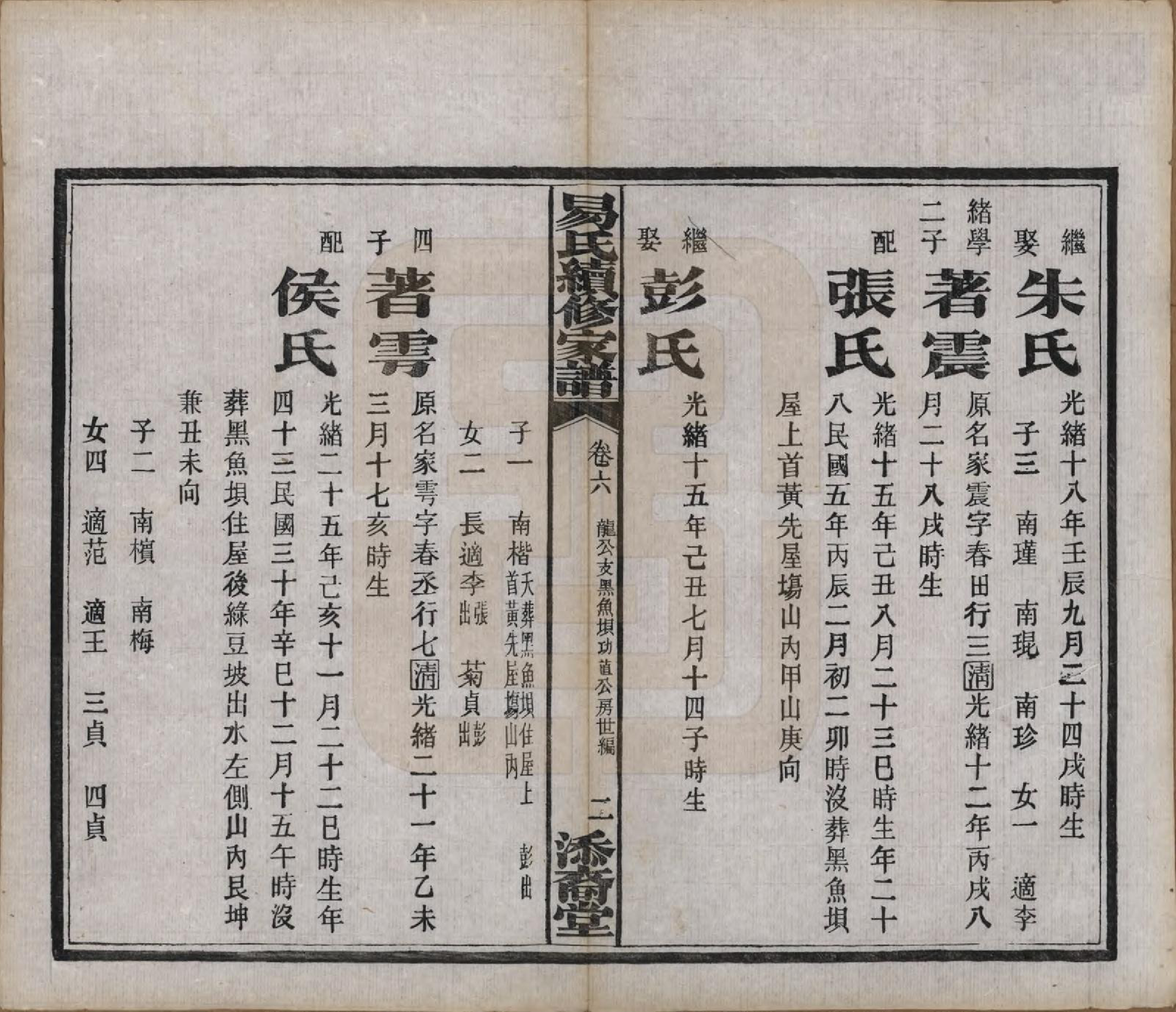 GTJP2010.易.中国.瓦锡田易氏续修家谱十四卷首一卷.民国三十一年（1942）_006.pdf_第3页