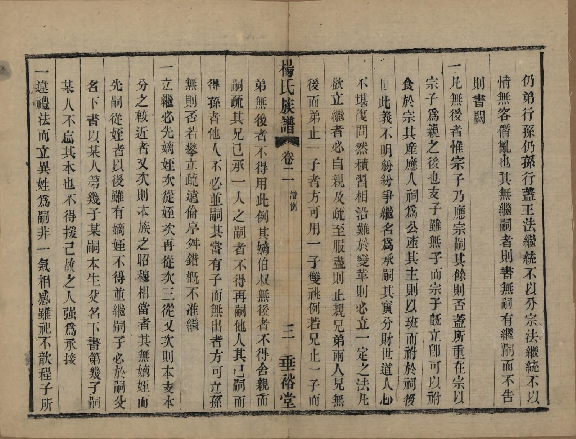 GTJP1966.杨.中国.南山桥杨氏重修宗谱二十卷.民国三十六年（1947）_002.pdf_第3页