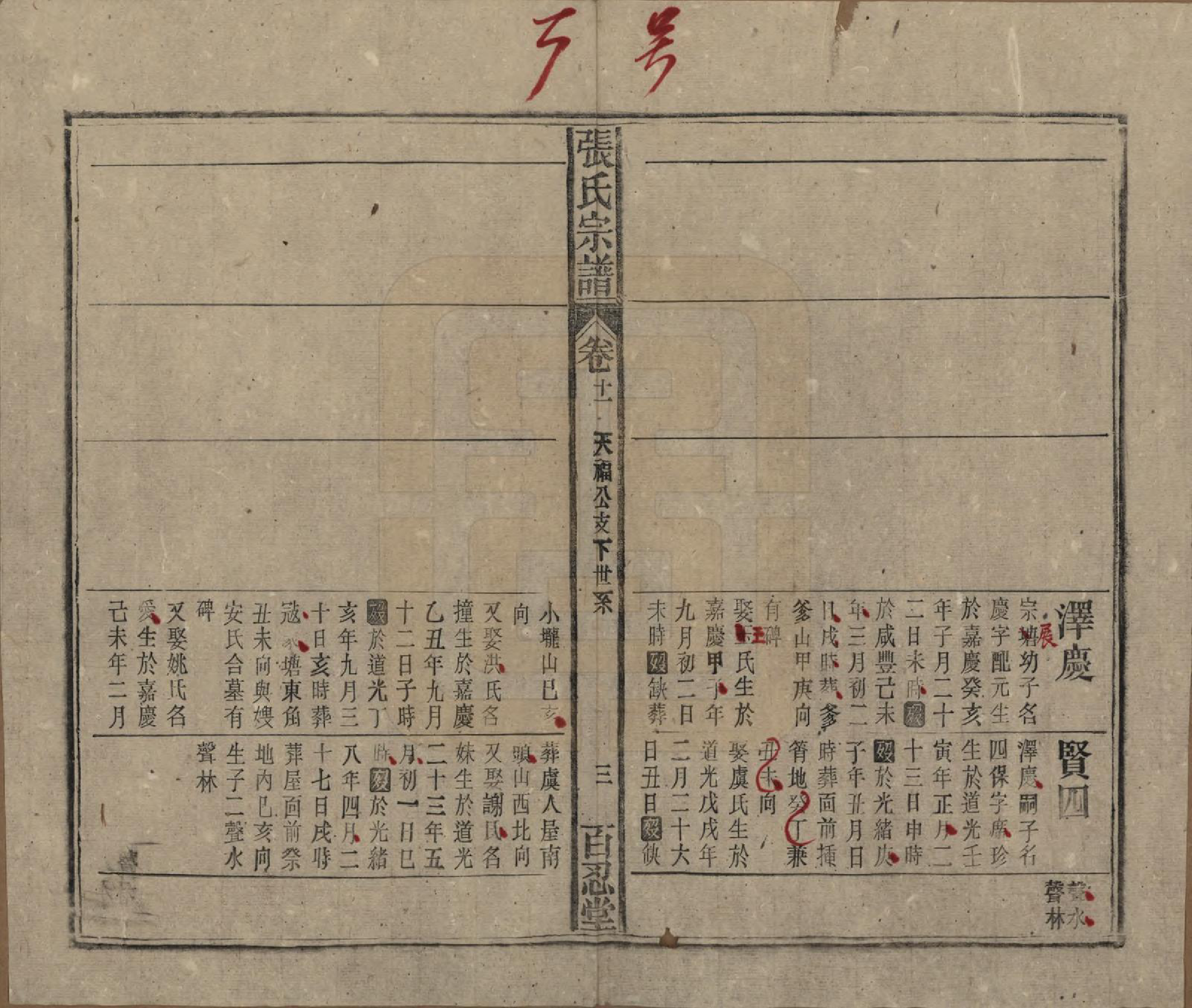 GTJP2115.张.中国.张氏八修宗谱二十二卷首四卷.民国三十年（1941）_011.pdf_第3页