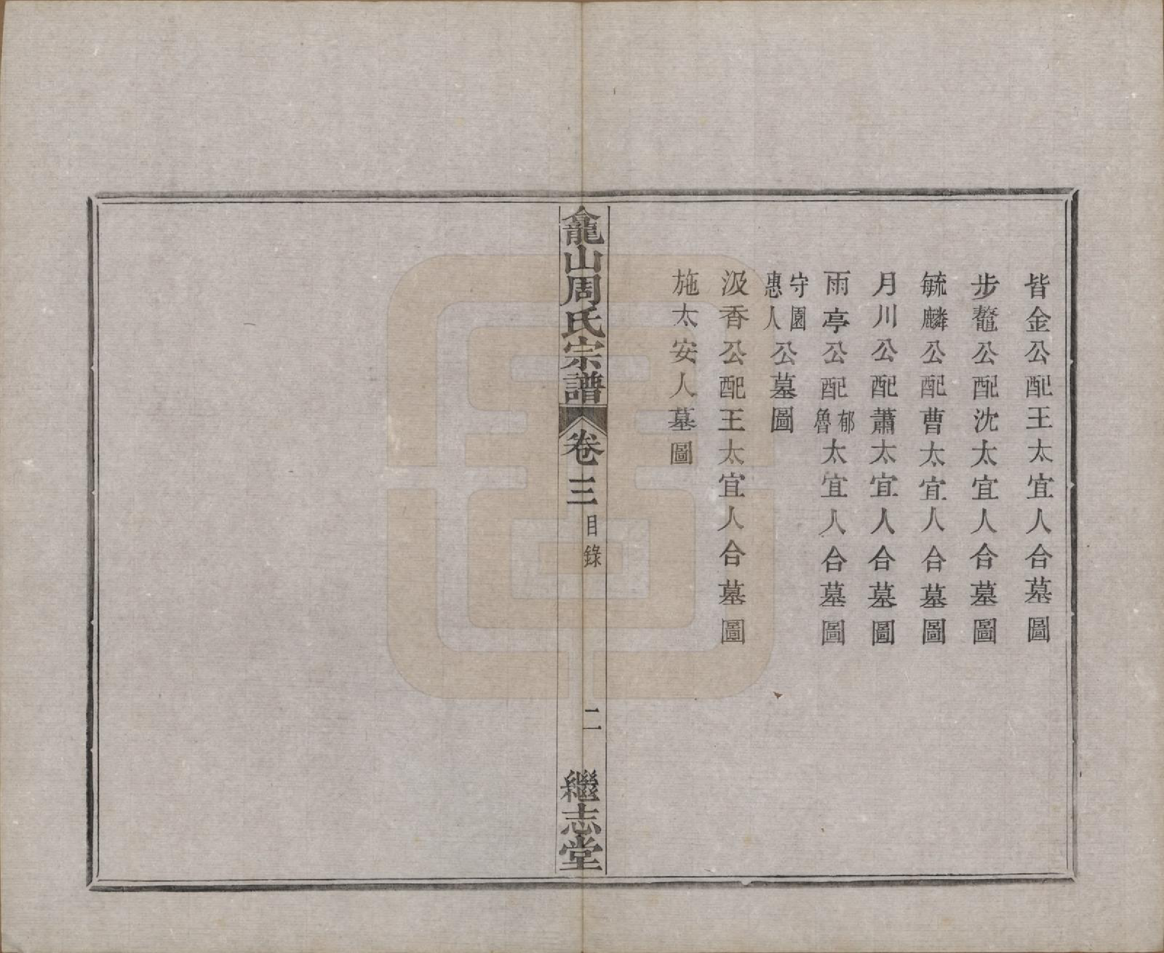 GTJP2336.周.中国.龛山周氏宗谱四卷.清光绪十八年（1892）_003.pdf_第2页