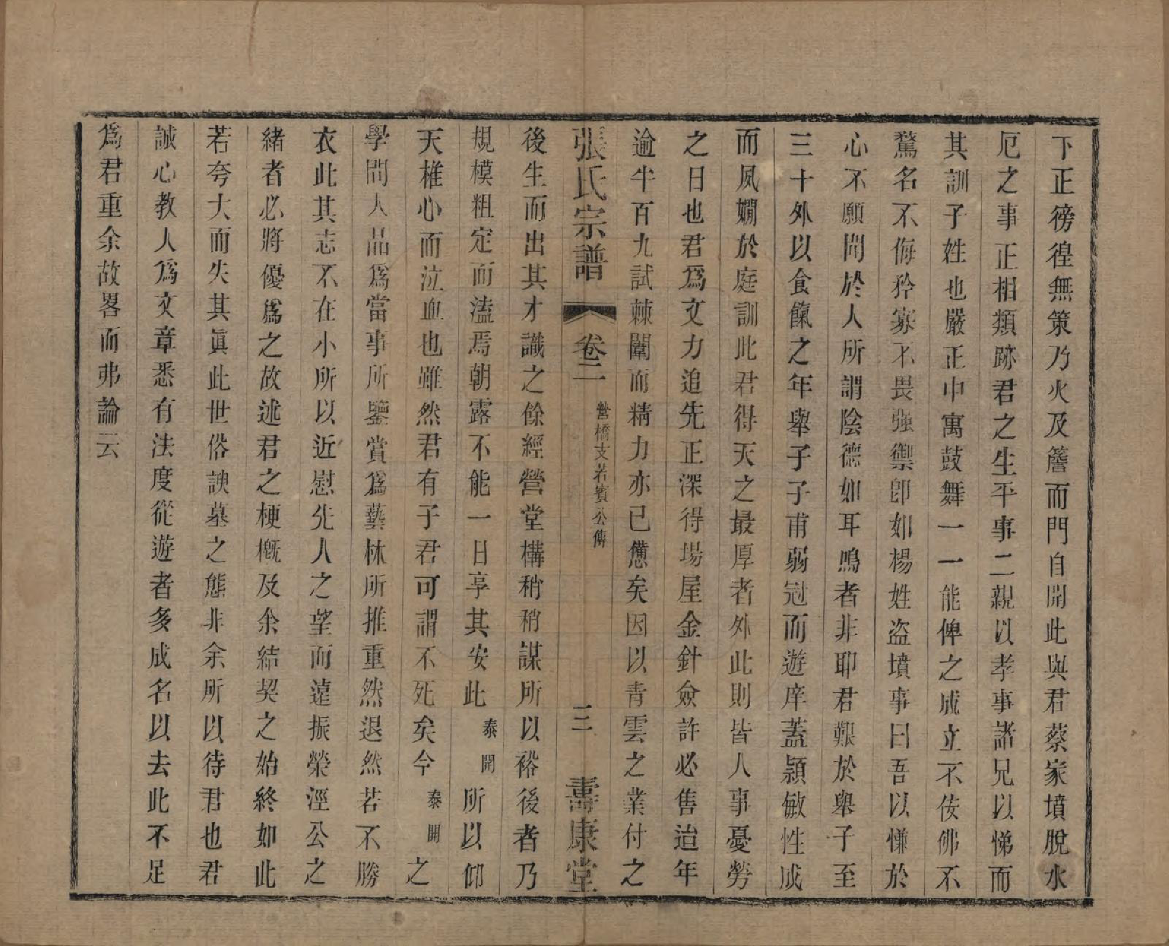 GTJP2152.张.中国.张氏宗谱二十六卷.清光绪二十年（1894）_002.pdf_第3页