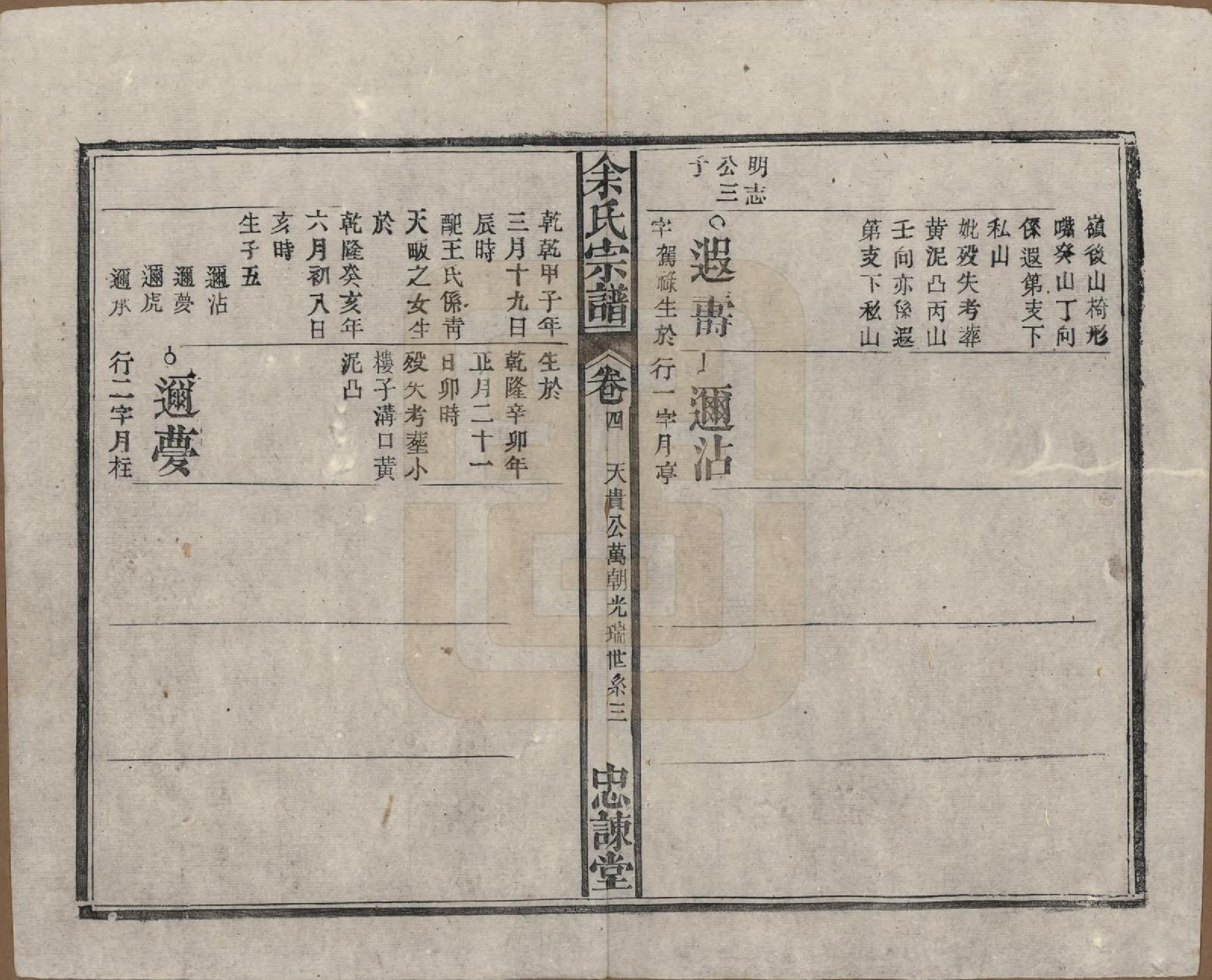 GTJP2038.余.中国.余氏宗谱八卷首三卷.民国十五年（1926）_004.pdf_第3页