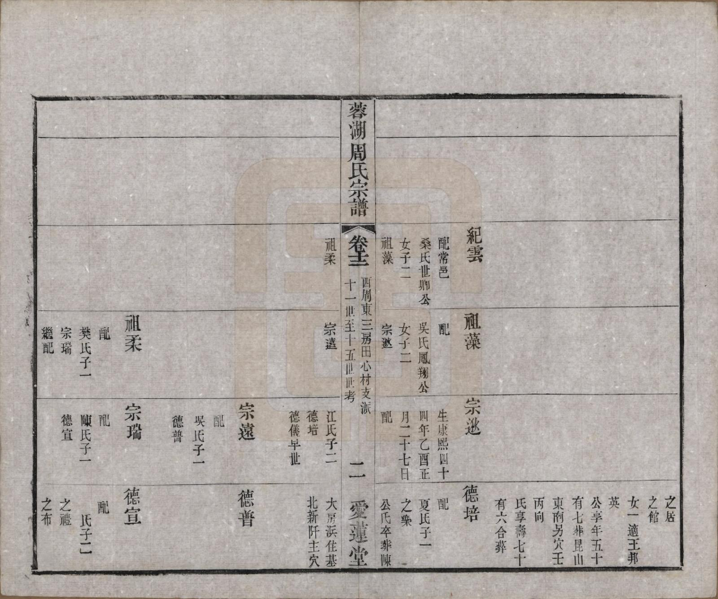 GTJP2335.周.中国.蓉湖周氏宗谱二十八卷.清光绪三十一年（1905）_012.pdf_第2页