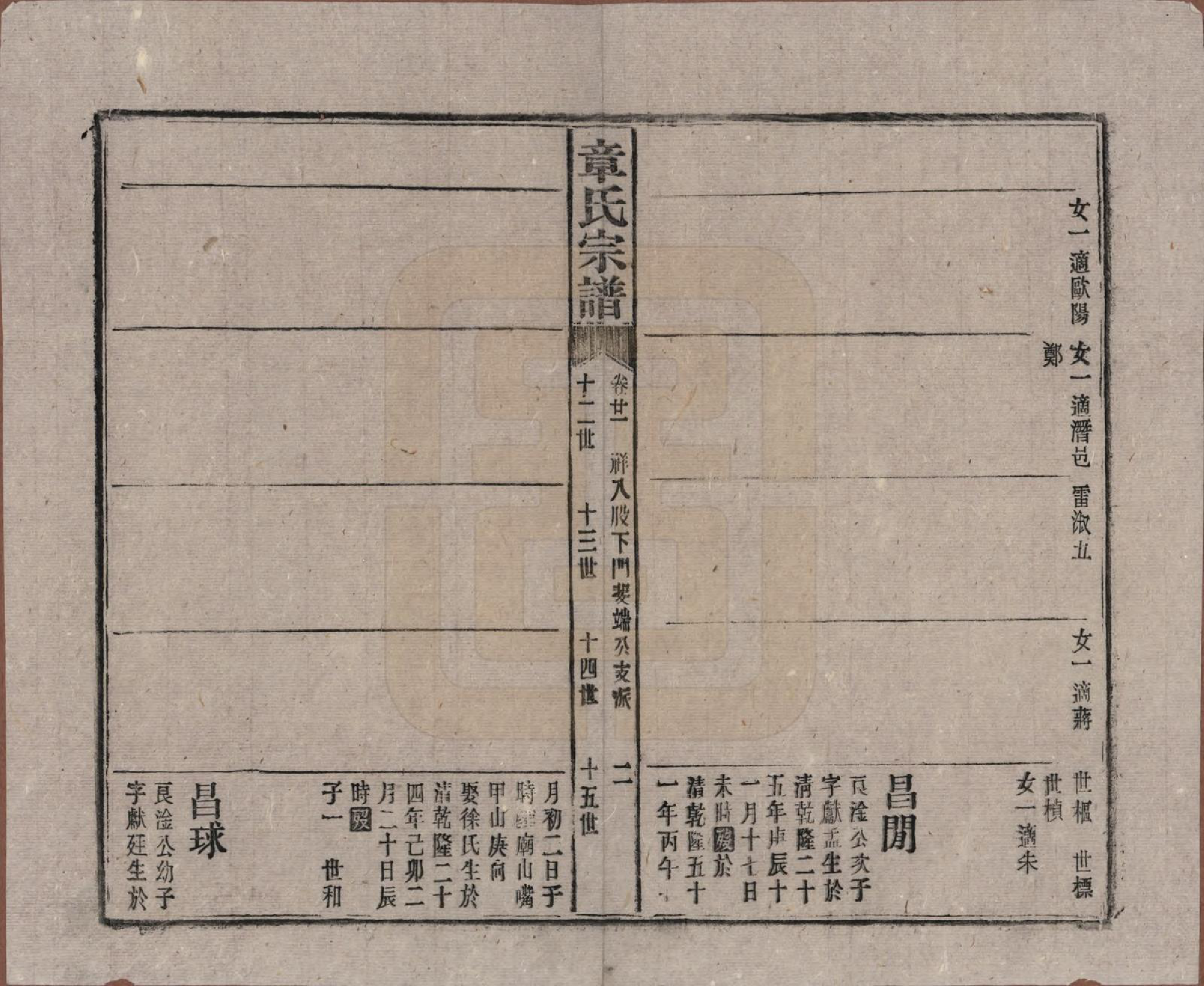 GTJP2189.章.中国.全城章氏民国八年己未续修宗谱二十二卷.民国八年（1919）_021.pdf_第2页