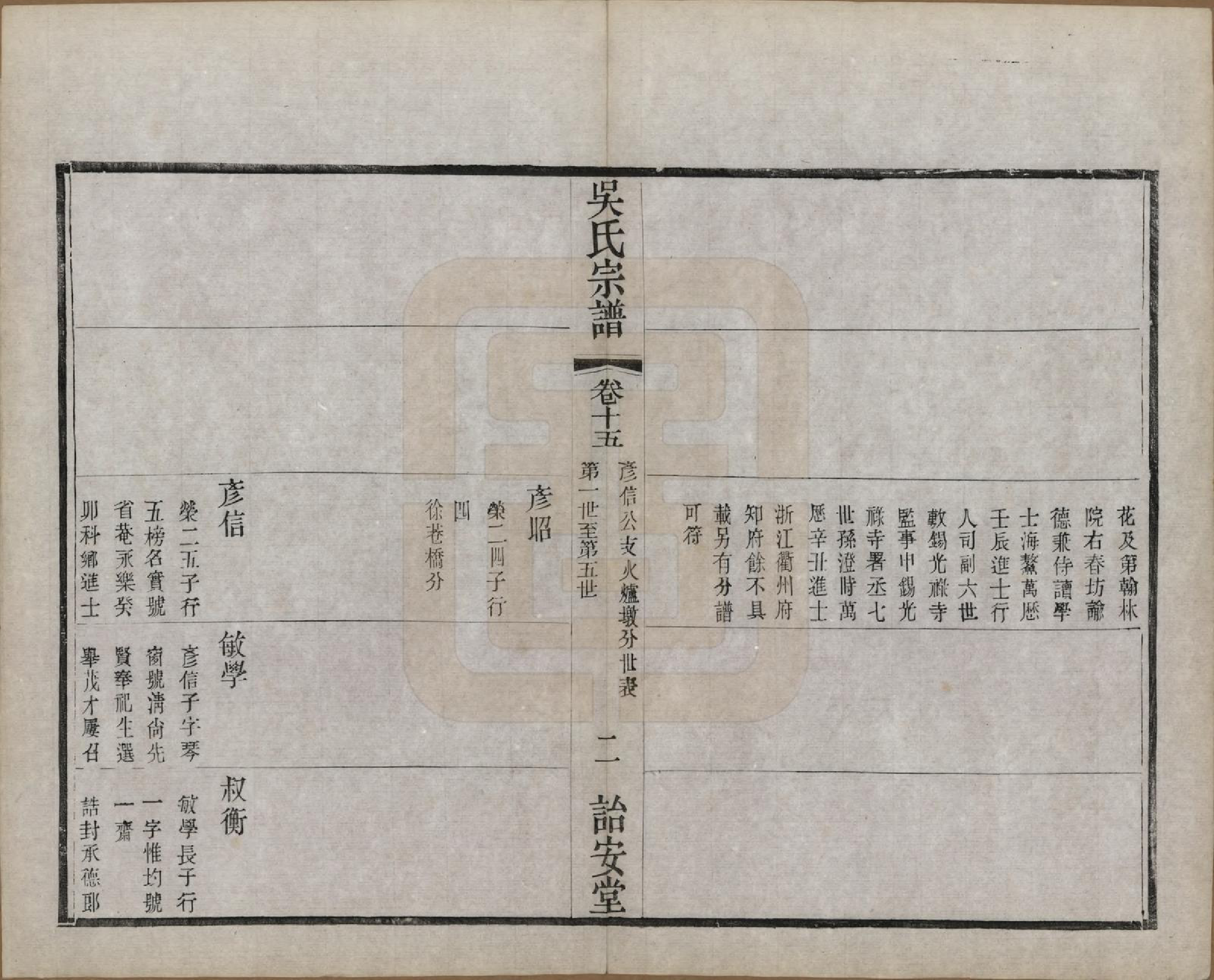 GTJP1663.吴.中国.吴氏宗谱二十四卷.民国十八年（1929）_015.pdf_第2页