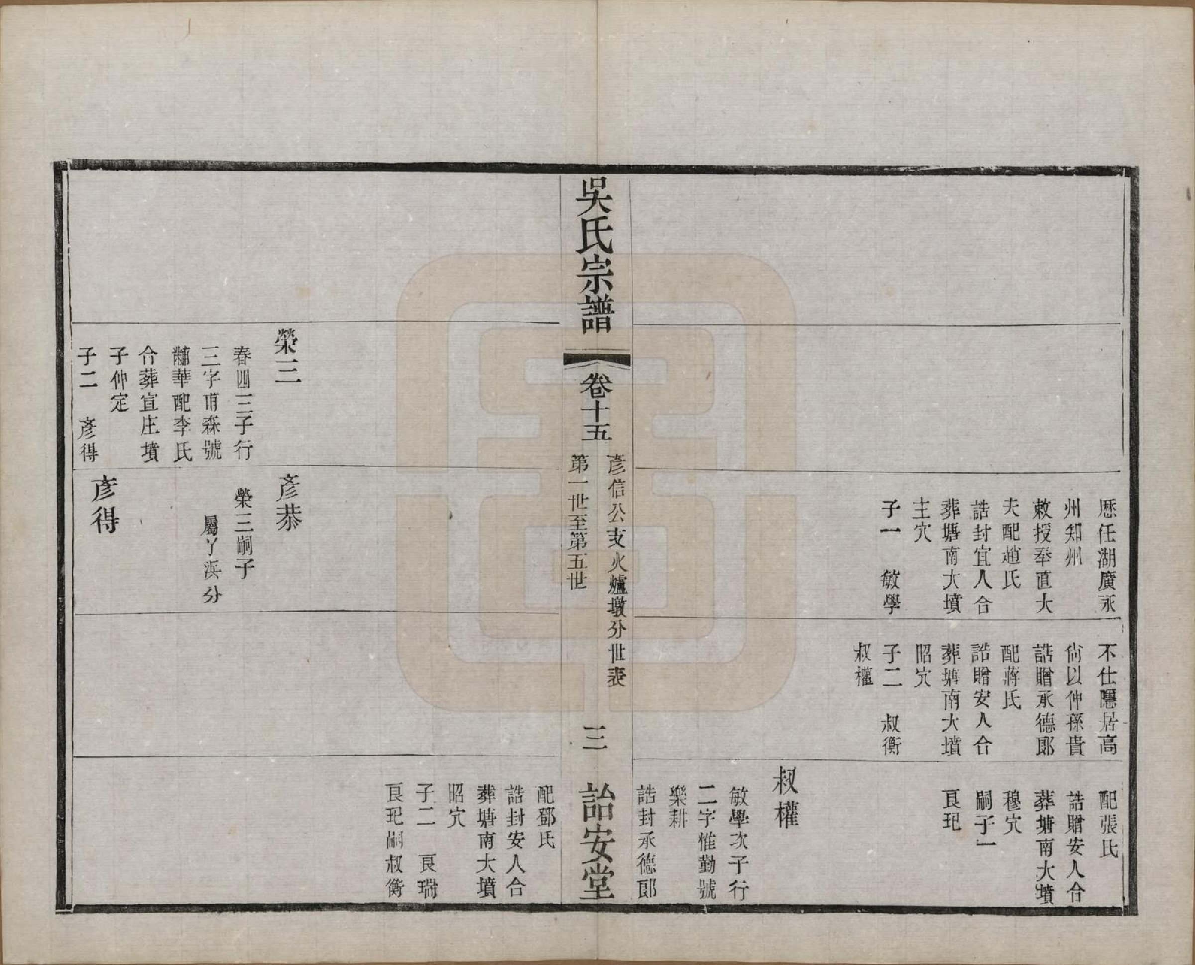 GTJP1663.吴.中国.吴氏宗谱二十四卷.民国十八年（1929）_015.pdf_第3页