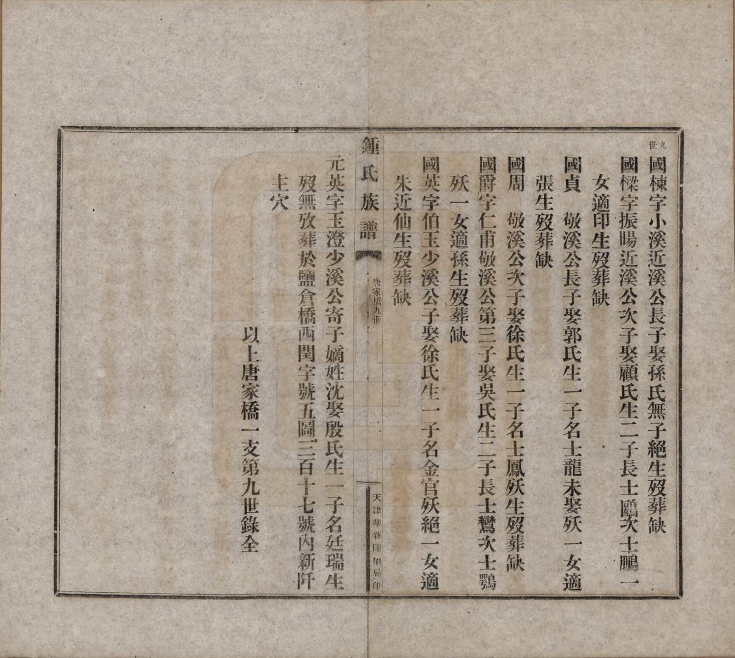 GTJP2262.锺.中国.江东锺氏族谱不分卷.民国十七年（1928）_007.pdf_第2页