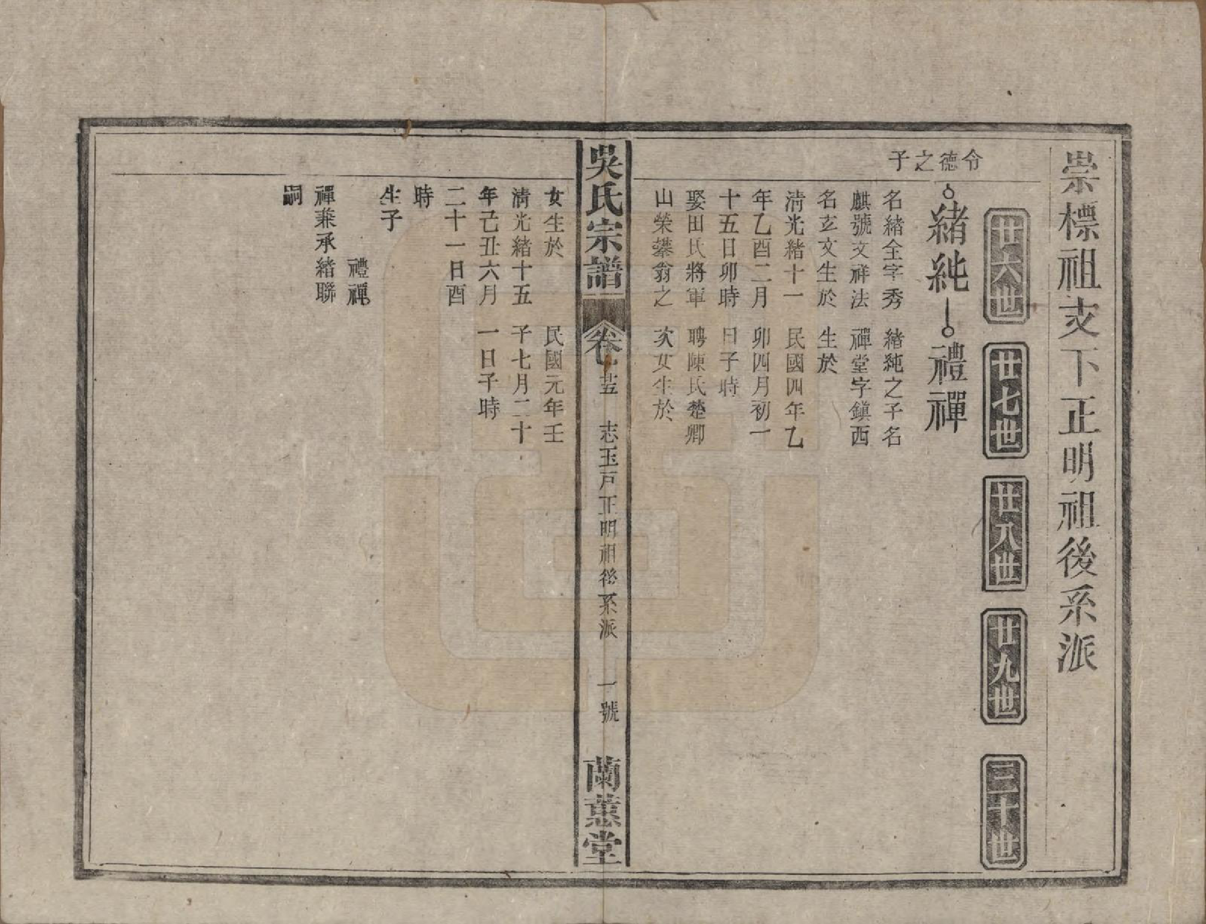 GTJP1669.吴.中国.吴氏宗谱三十六卷首二卷.民国十七年（1928）_025.pdf_第1页