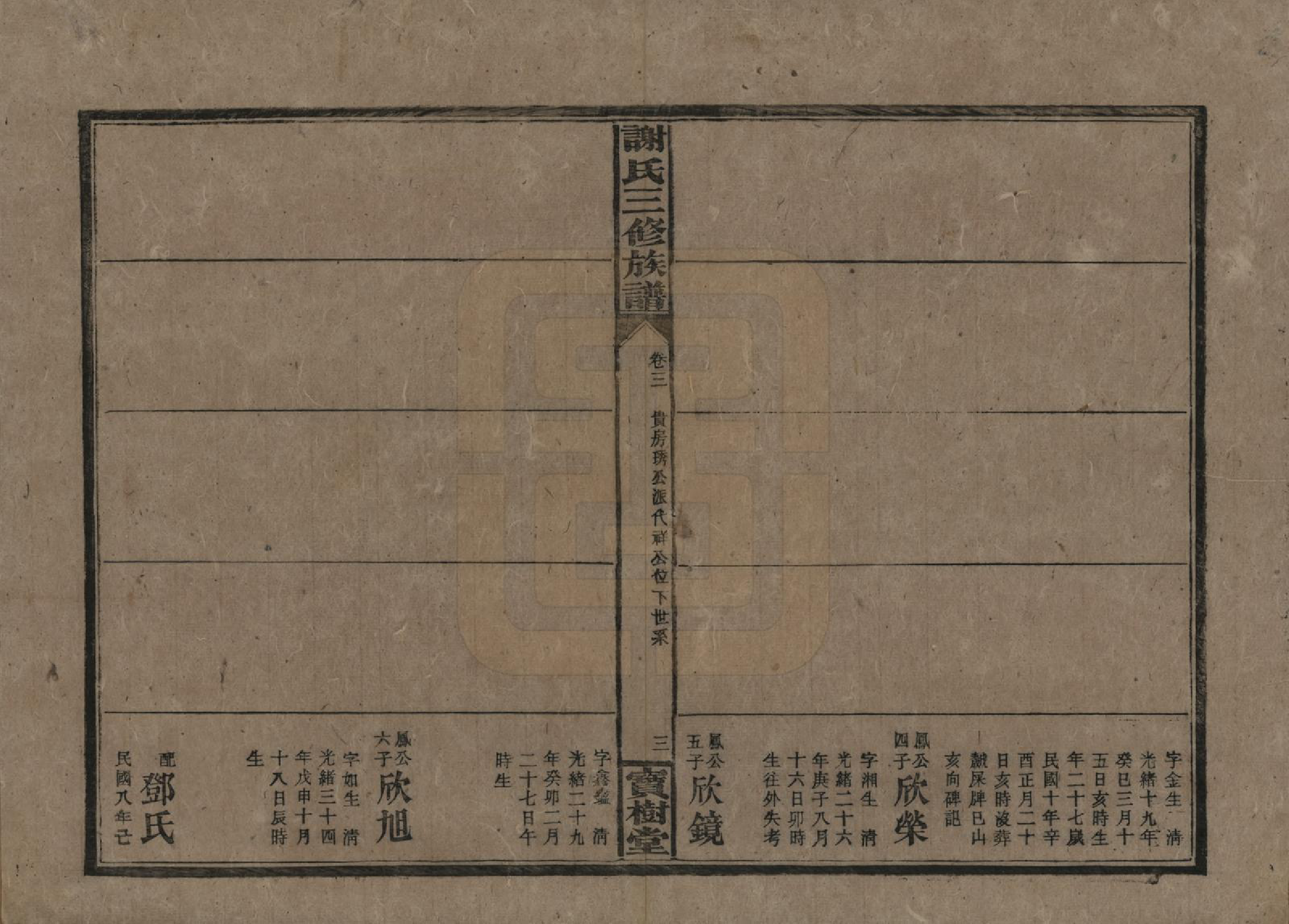 GTJP1774.谢.中国.邵湘界牌谢氏三修族谱.民国23-25年[1934-1936]_003.pdf_第3页