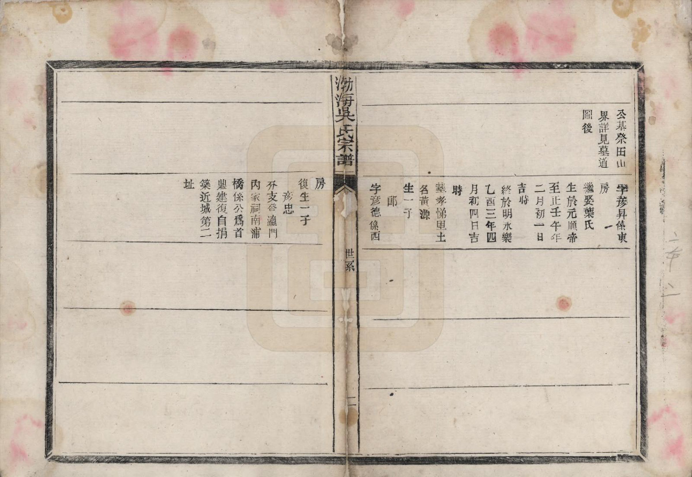 GTJP1684.吴.中国.渤海吴氏家谱.清道光十七年（1837）_002.pdf_第3页