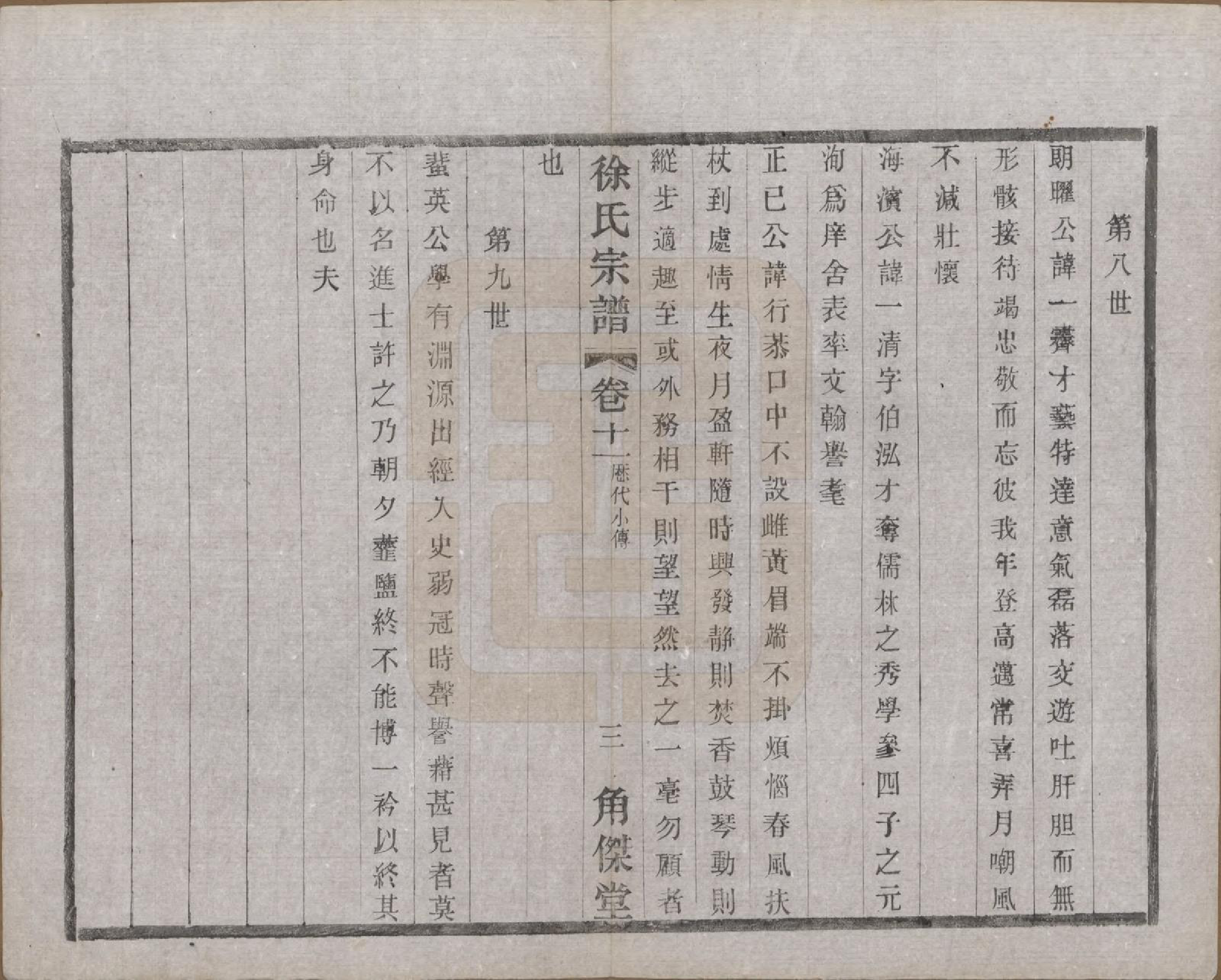 GTJP1846.徐.中国.谭庄徐氏宗谱十六卷.民国十三年（1924）_011.pdf_第3页