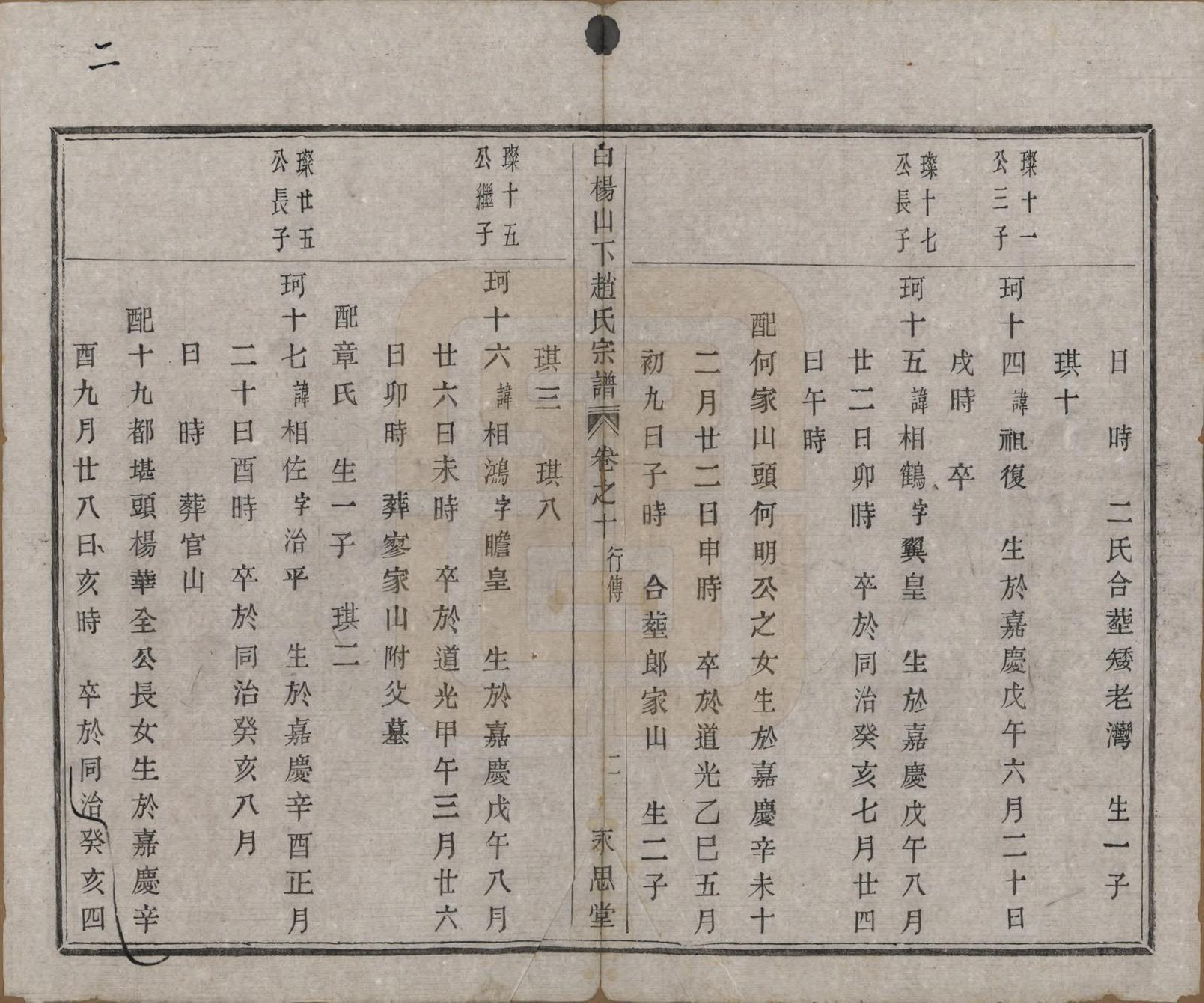 GTJP2232.赵.中国.白杨山下赵氏宗谱十卷.清同治十三年（1874）_010.pdf_第3页