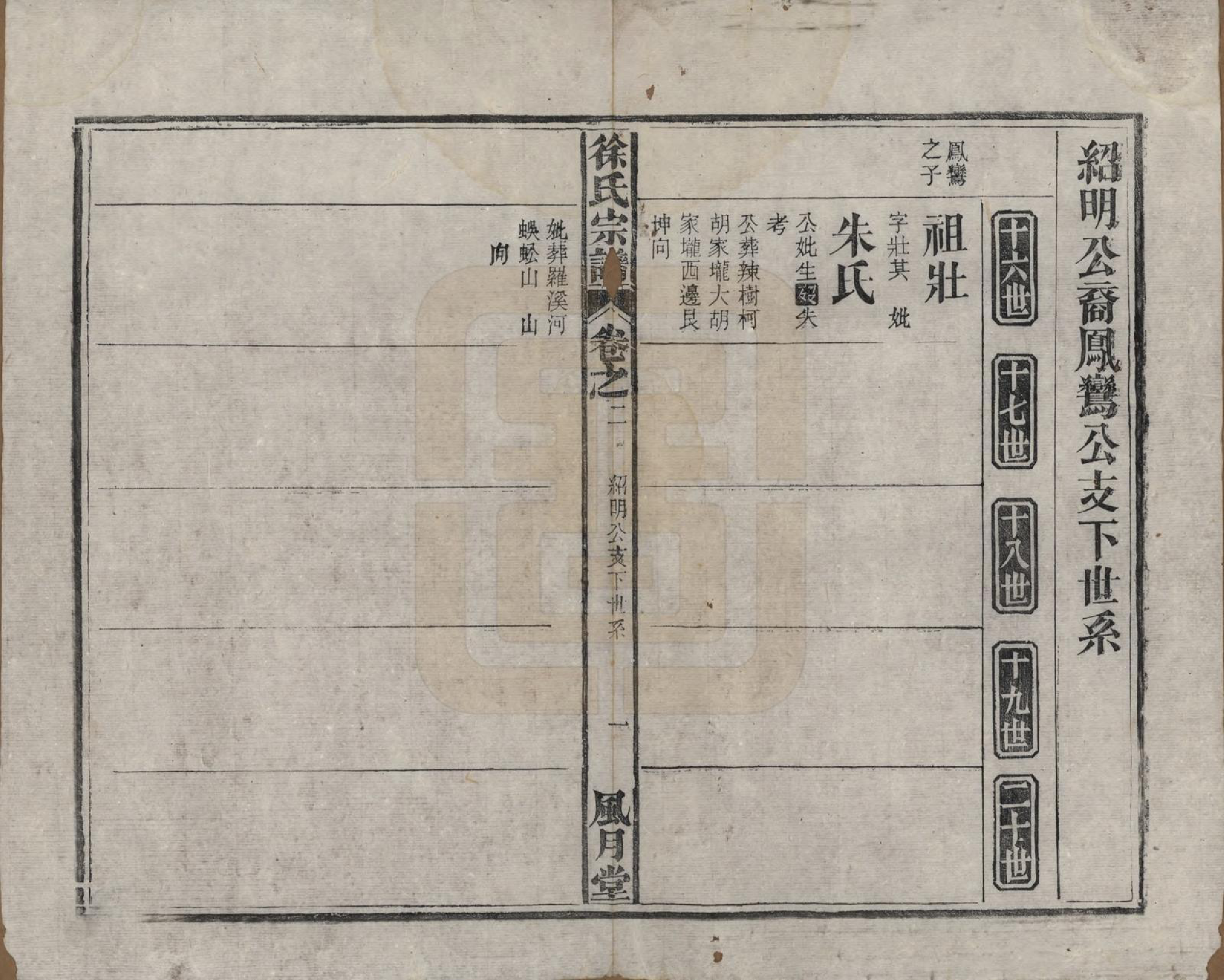 GTJP1847.徐.中国.徐氏宗谱四卷首一卷末一卷.民国十五年（1926）_002.pdf_第1页