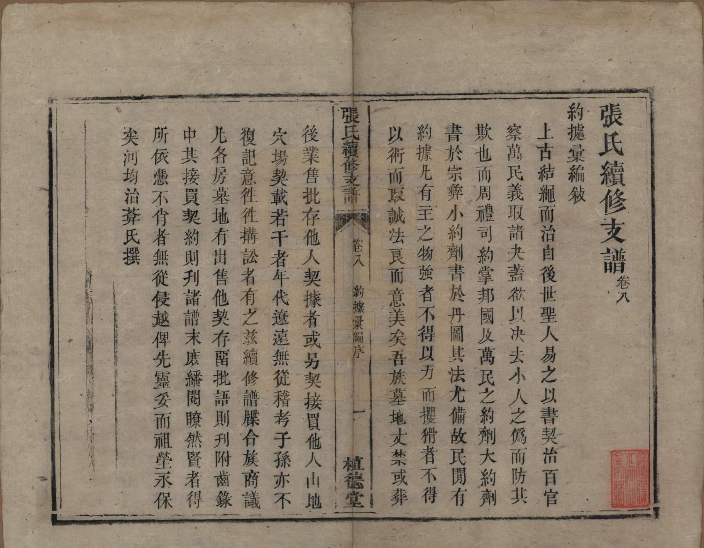 GTJP2145.张.中国.张氏续修支谱.清道光十八年（1838）_008.pdf_第1页