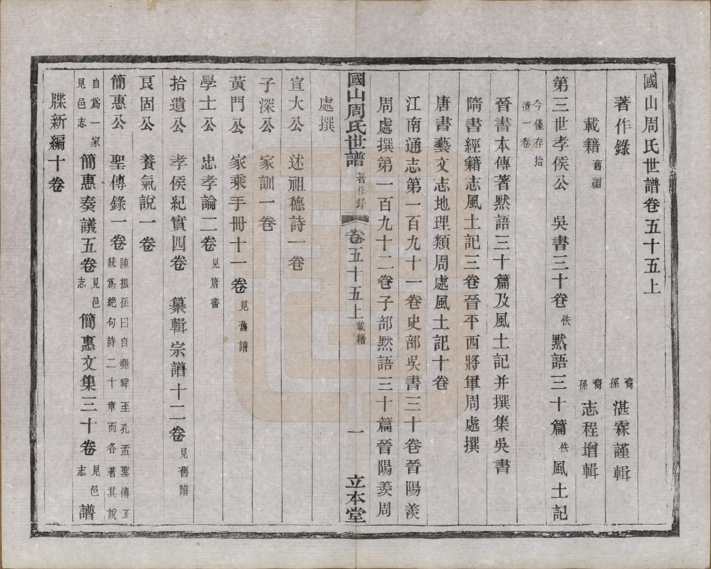 GTJP2314.周.中国.国山周氏世谱六十卷首一卷末一卷.民国四年（1915）_055.pdf_第1页