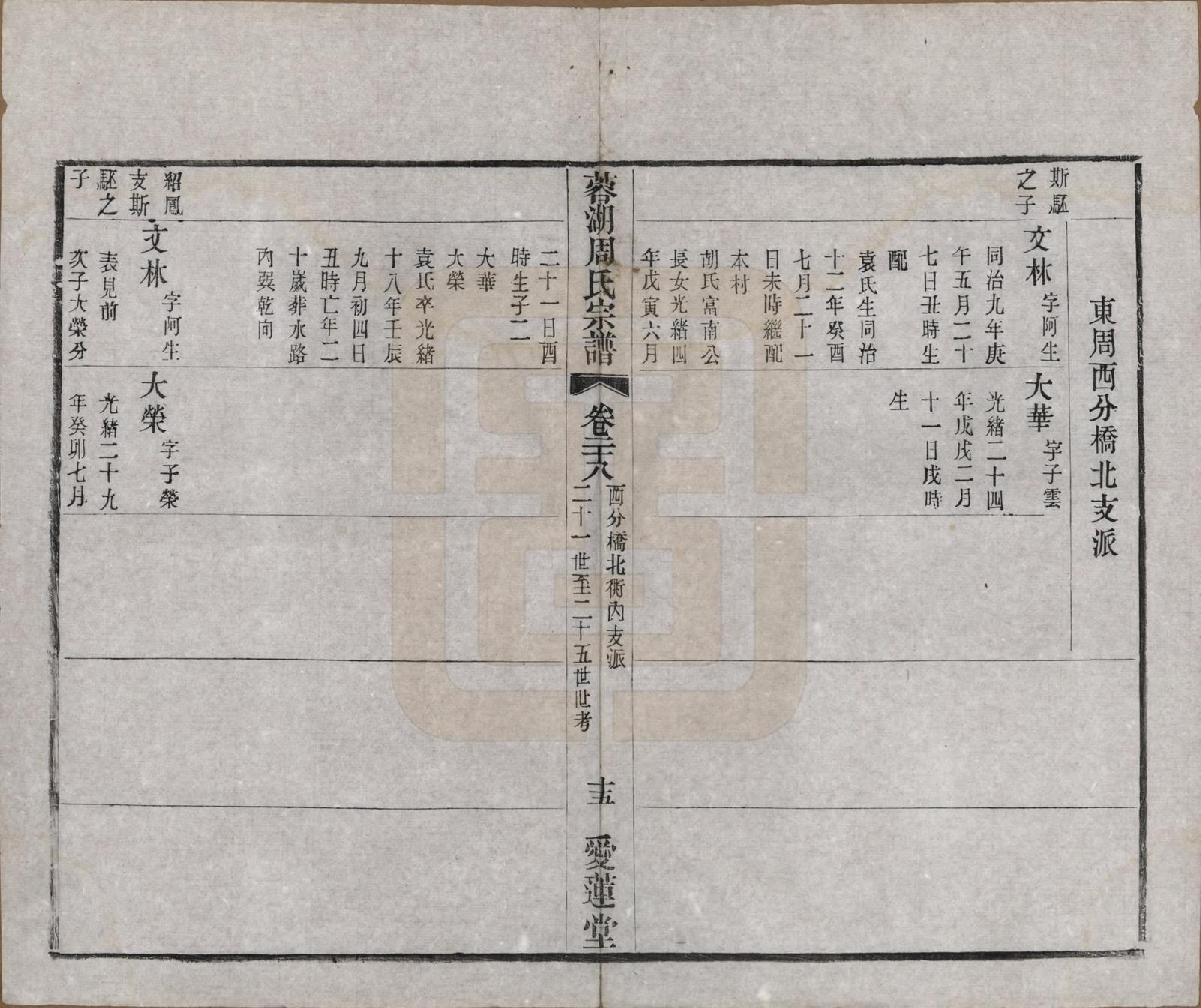 GTJP2335.周.中国.蓉湖周氏宗谱二十八卷.清光绪三十一年（1905）_028.pdf_第3页