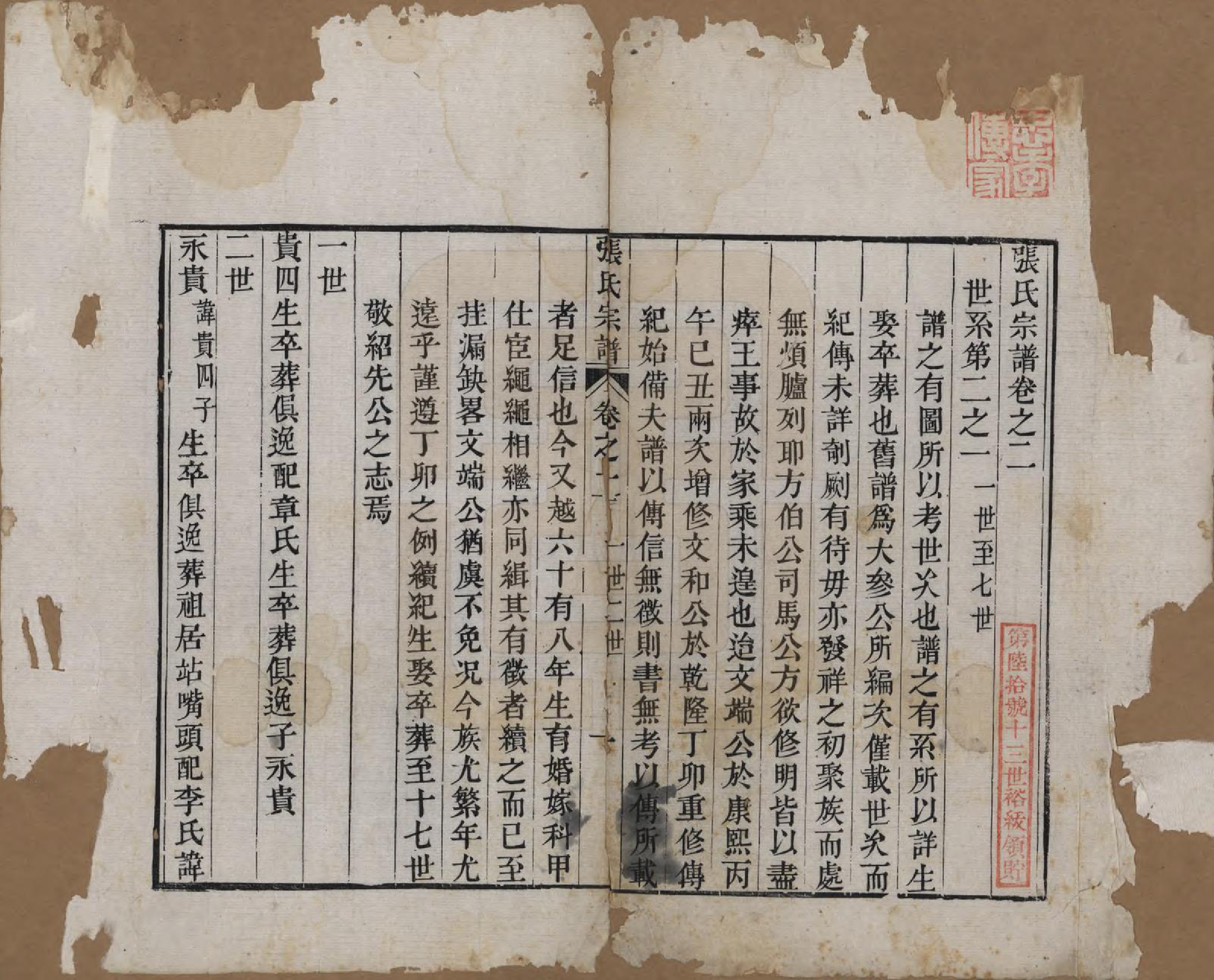 GTJP2166.张.中国.张氏宗谱.清嘉庆十九年（1806）_002.pdf_第1页