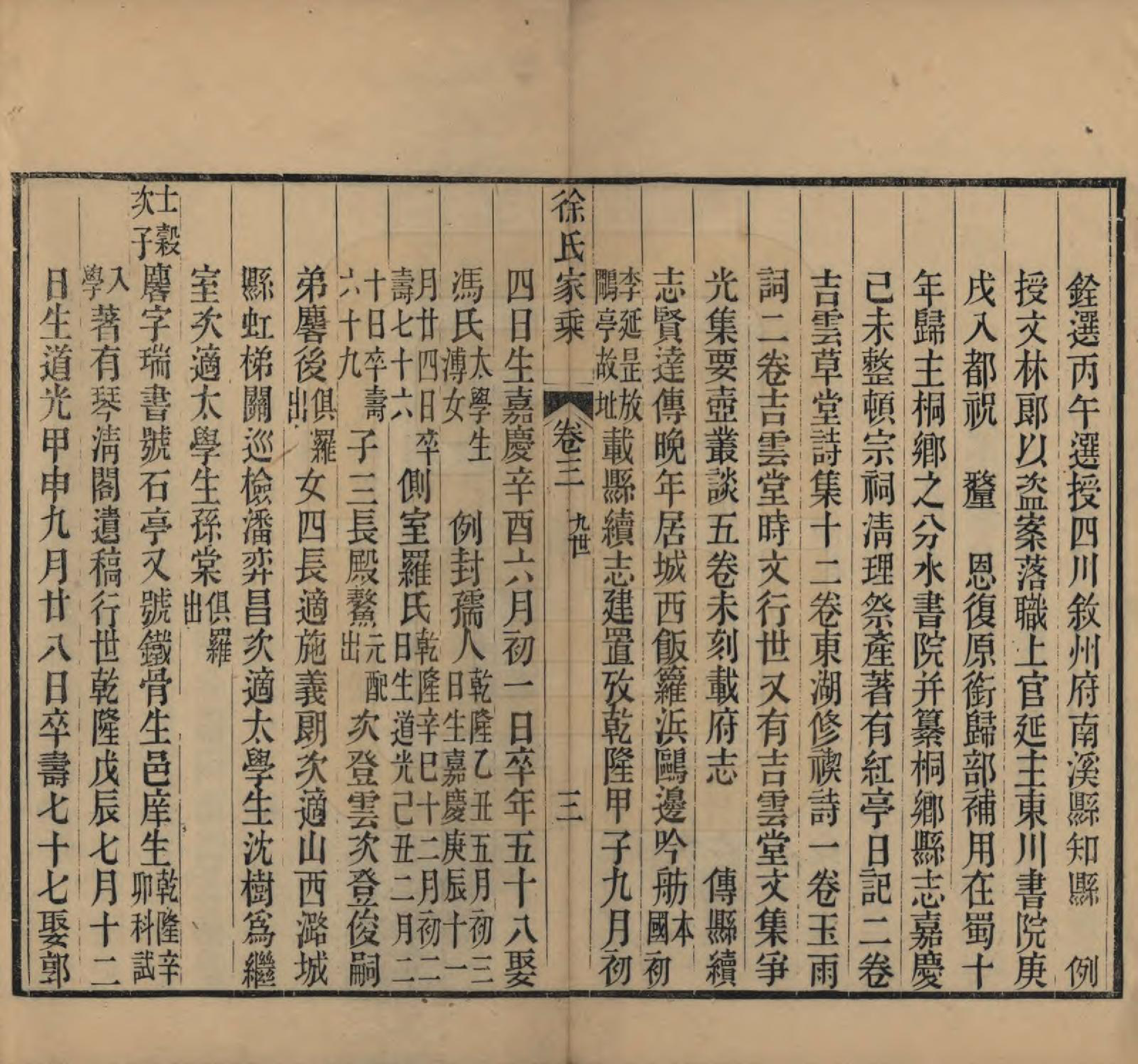 GTJP1887.徐.中国.棣雨徐氏家乘四卷.清咸丰二年（1852）_003.pdf_第3页