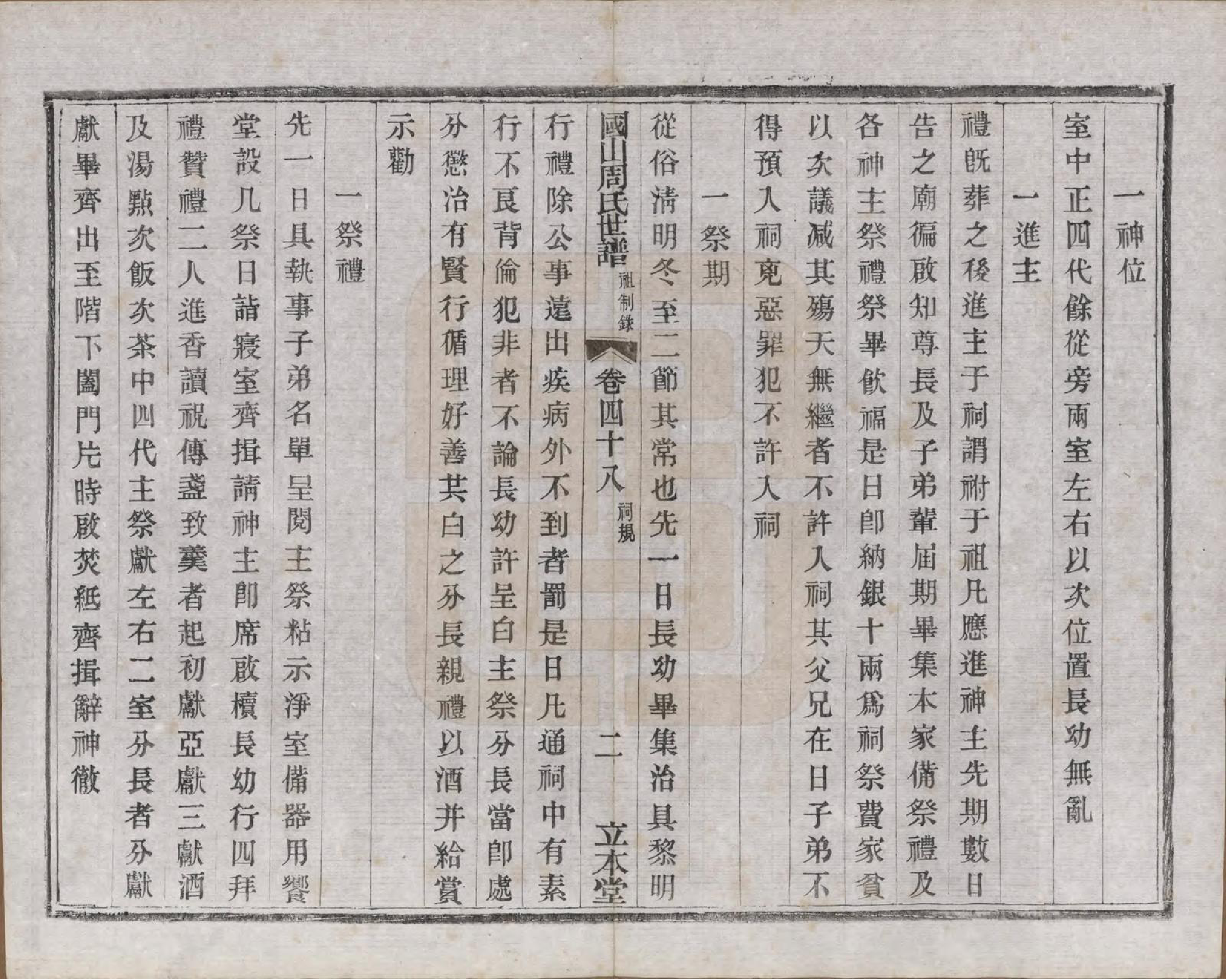 GTJP2314.周.中国.国山周氏世谱六十卷首一卷末一卷.民国四年（1915）_048.pdf_第3页