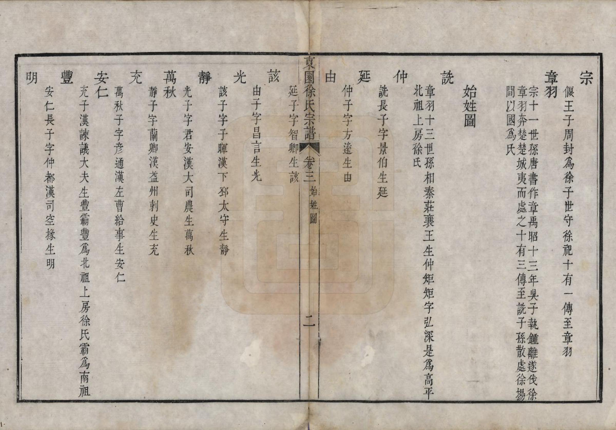 GTJP1883.徐.中国.重修东园徐氏宗谱五卷首一卷.清乾隆十年（1745）_003.pdf_第2页